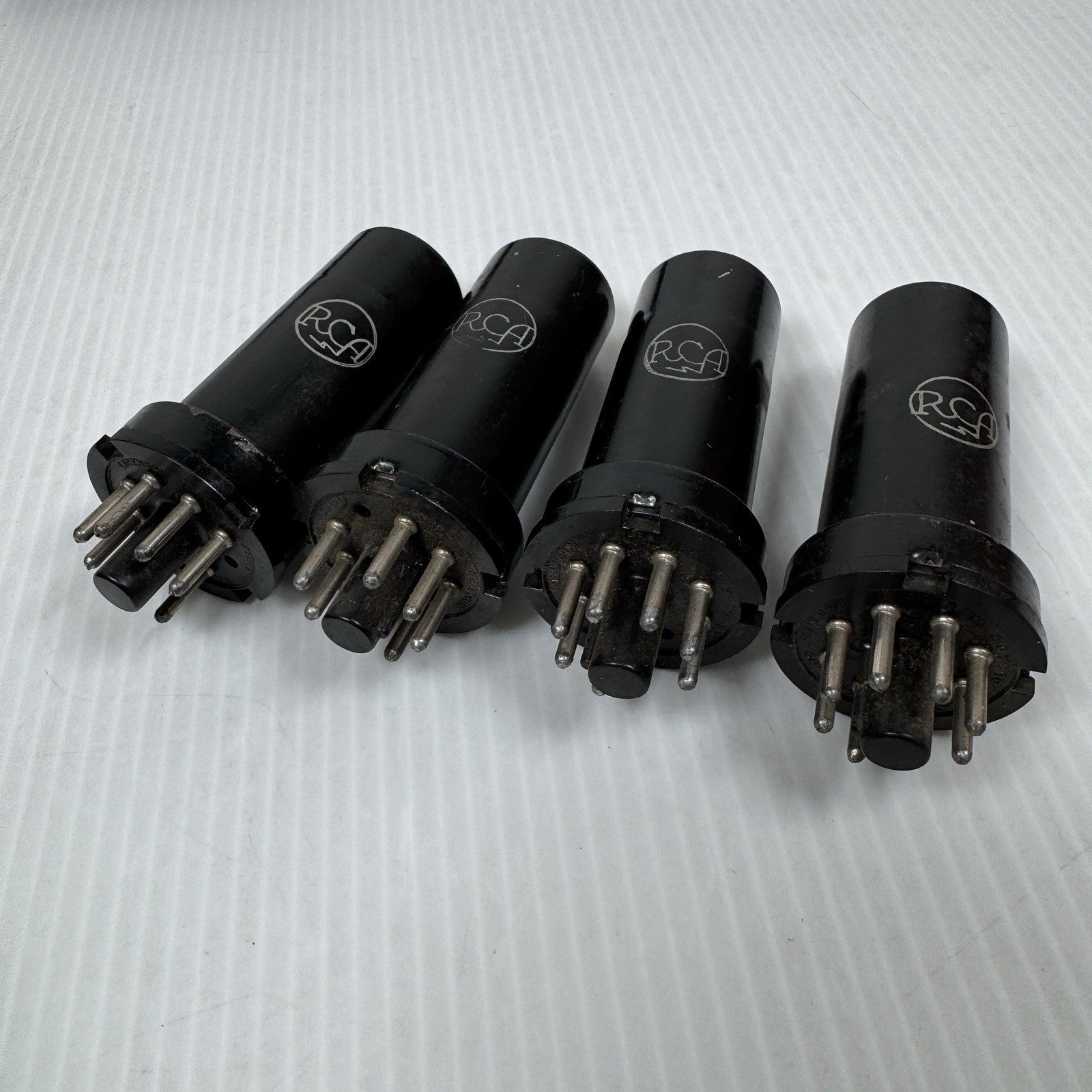 Mixed Lot Of 4 Vintage RCA 12A6 Tubes Untested Read Description