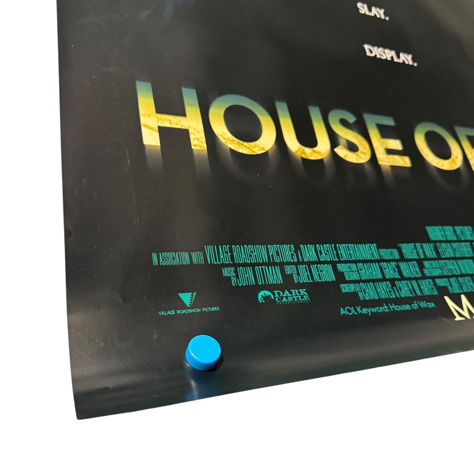 House of Wax 2005 Double Sided One-Sheet Movie Poster Warner Bros. Horror