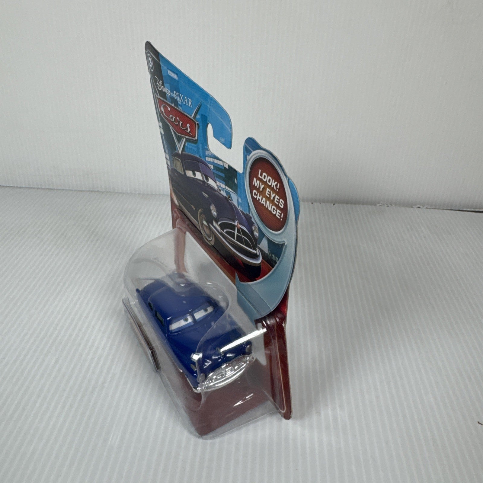 ERROR DISNEY PIXAR CARS DOC HUDSON w/ THE KING #47 Bubble Look My Eyes Change
