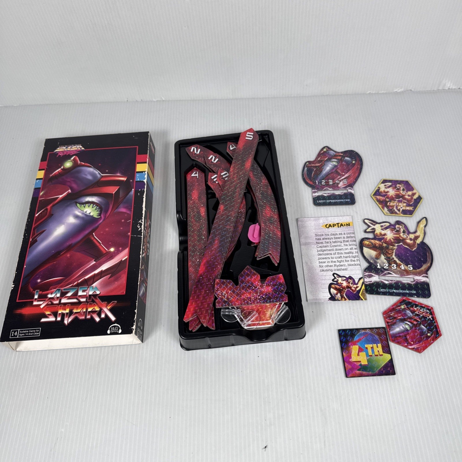 Lazer Riderz Action Adventure Board Game Original Series Box Set - Used
