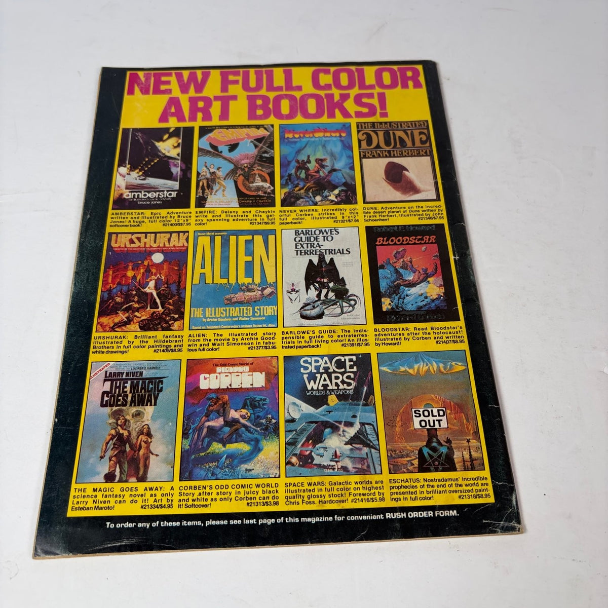Warren Presents Sword & Sorcery Comix October 1981 Dragonslayer Magazine Fantasy