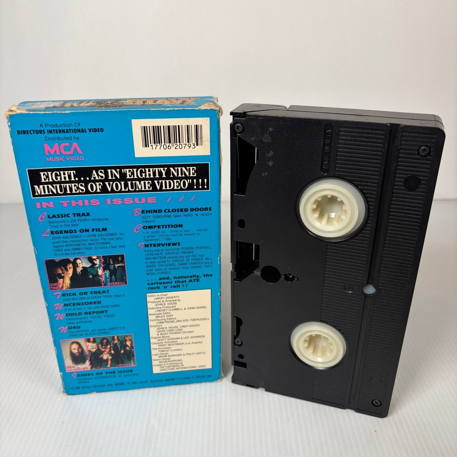 Shake Rattle & Heavy Vol 1 VHS 1989 Hard Rock Metal Music Video MCA