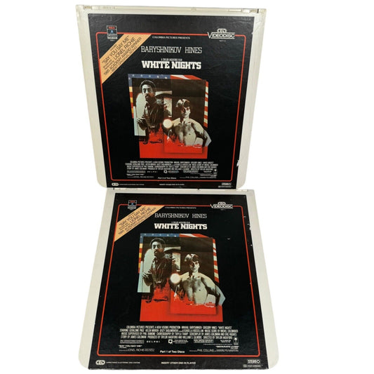 White Nights RCA CED VideoDisc Movie Dual Disc Set Baryshnikov Hines