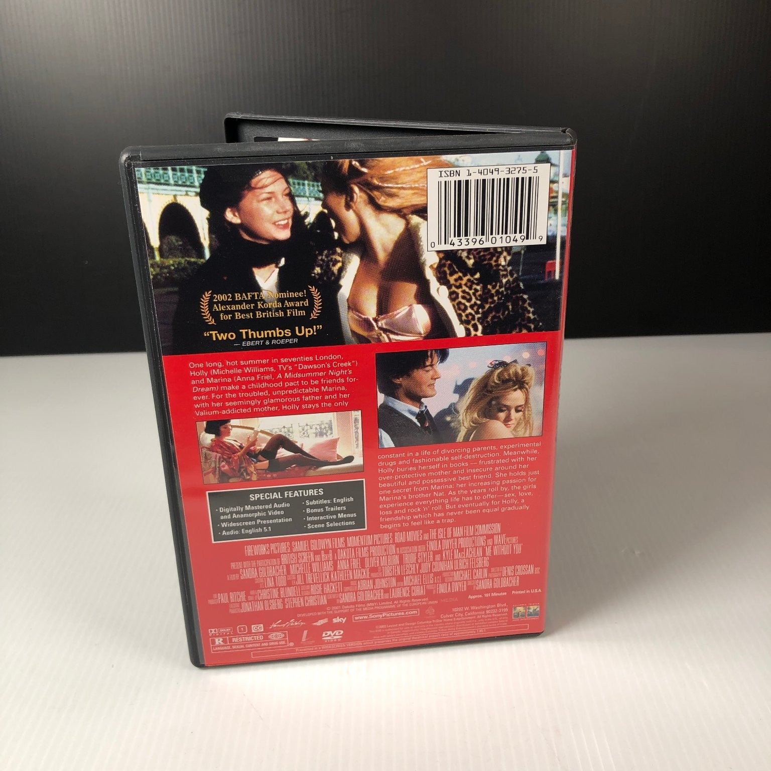 Me Without You DVD 2001 Michelle Williams Anna Friel Kyle MacLachlan