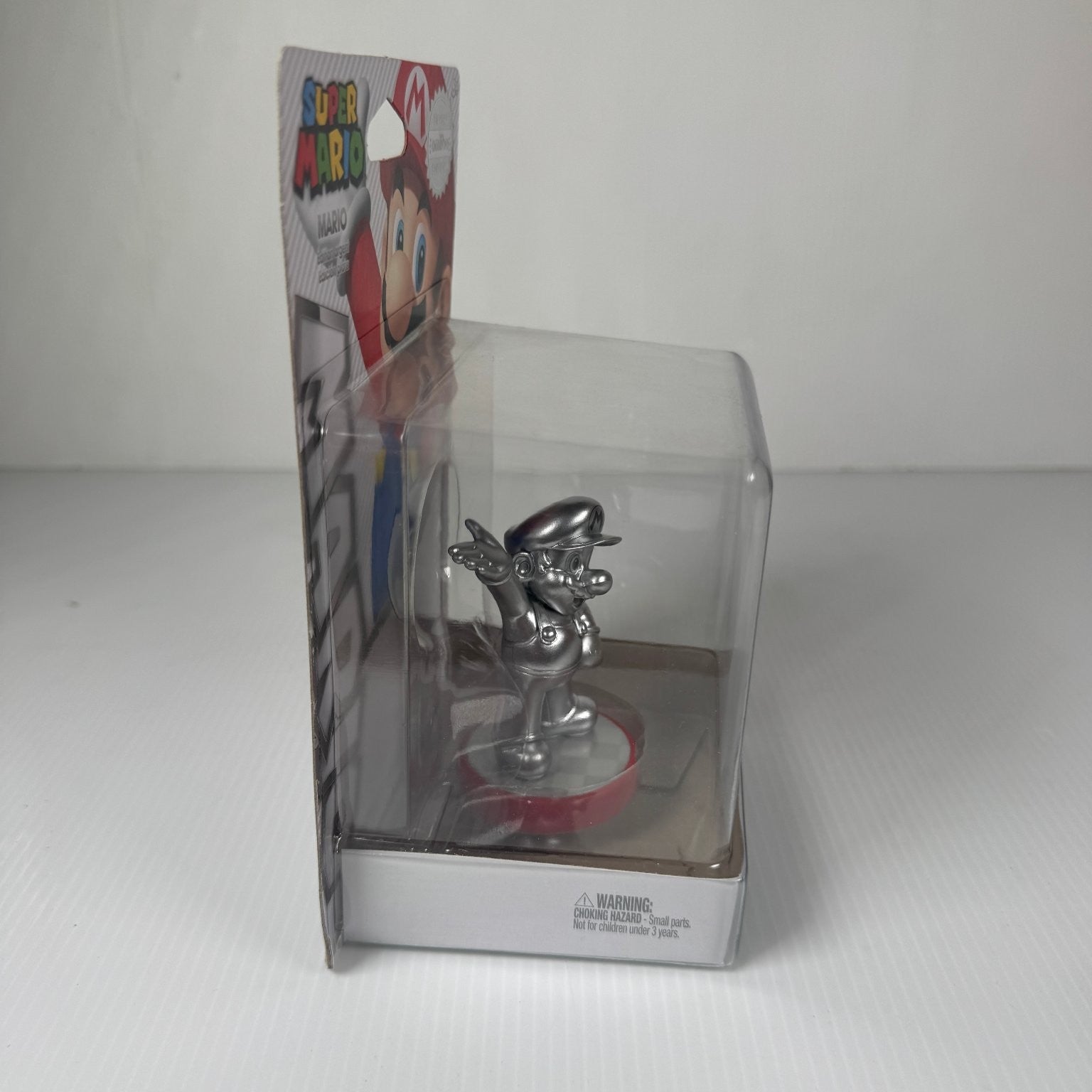 Nintendo Super Mario Series Mario Silver Edition Amiibo Figure Wii U Switch