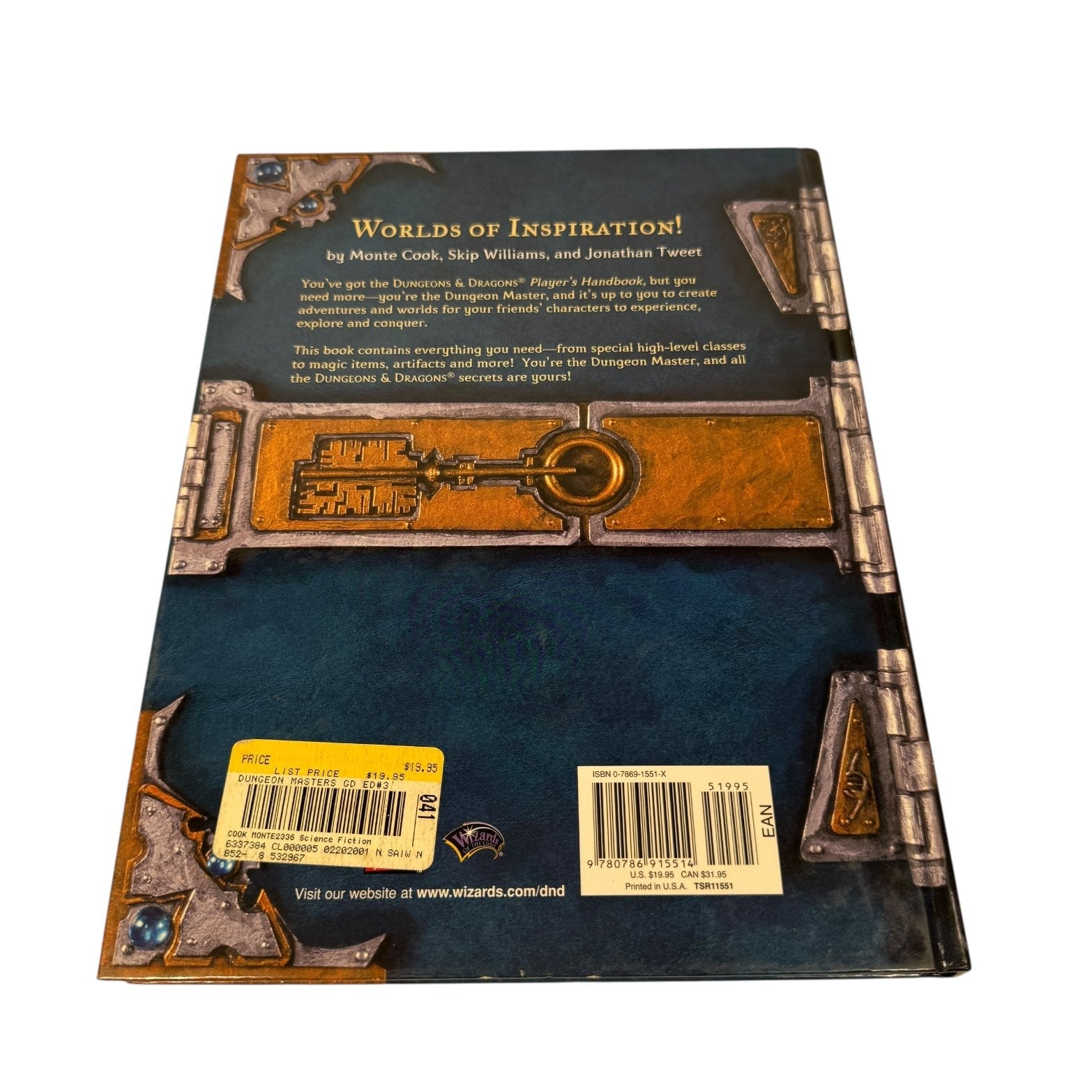 Dungeons & Dragons Dungeon Masters Guide Core Rulebook II First Printing RPG TSR