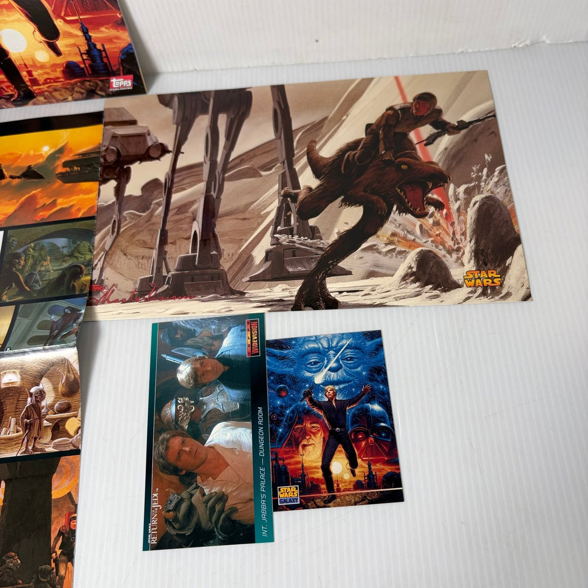 Star Wars Galaxy Magazine Lot 2 Issues #4 #5 1995 Topps Lucasfilm with Cards