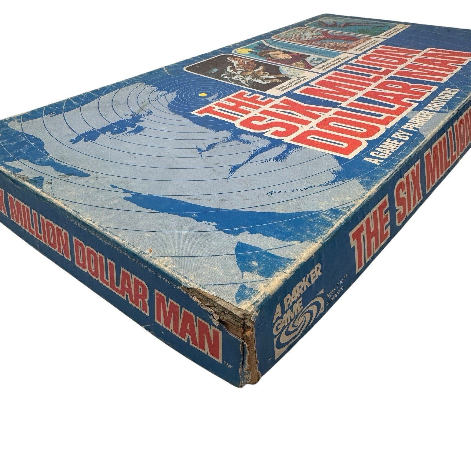 Vintage The Six Million Dollar Man Board Game 1975 Complete Parker Brothers