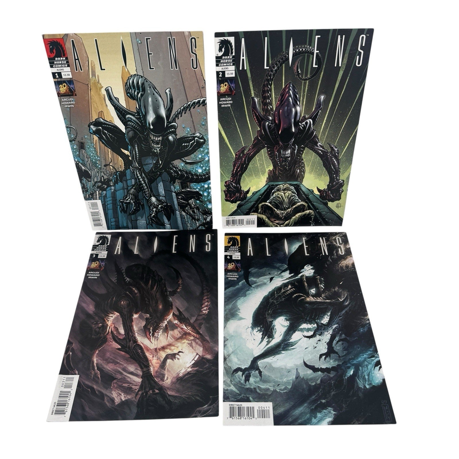 Aliens #1-4 - Dark Horse Comics  (2009) Complete Set Bagged & Boarded