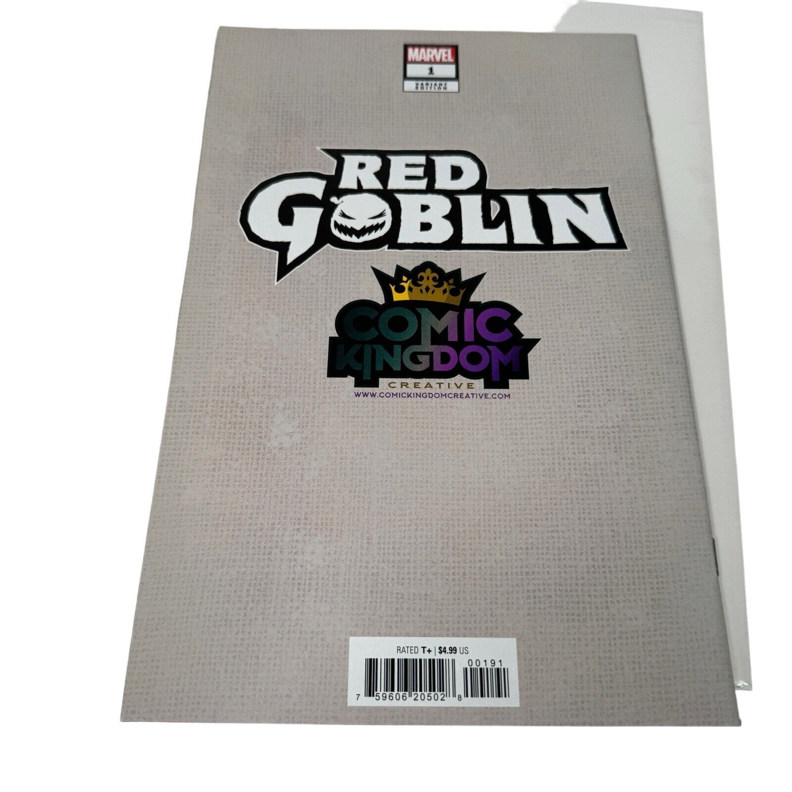 Red Goblin #1 Alan Quah Comic Kingdom Variant Cover (A) Marvel Comics 2023 (M)