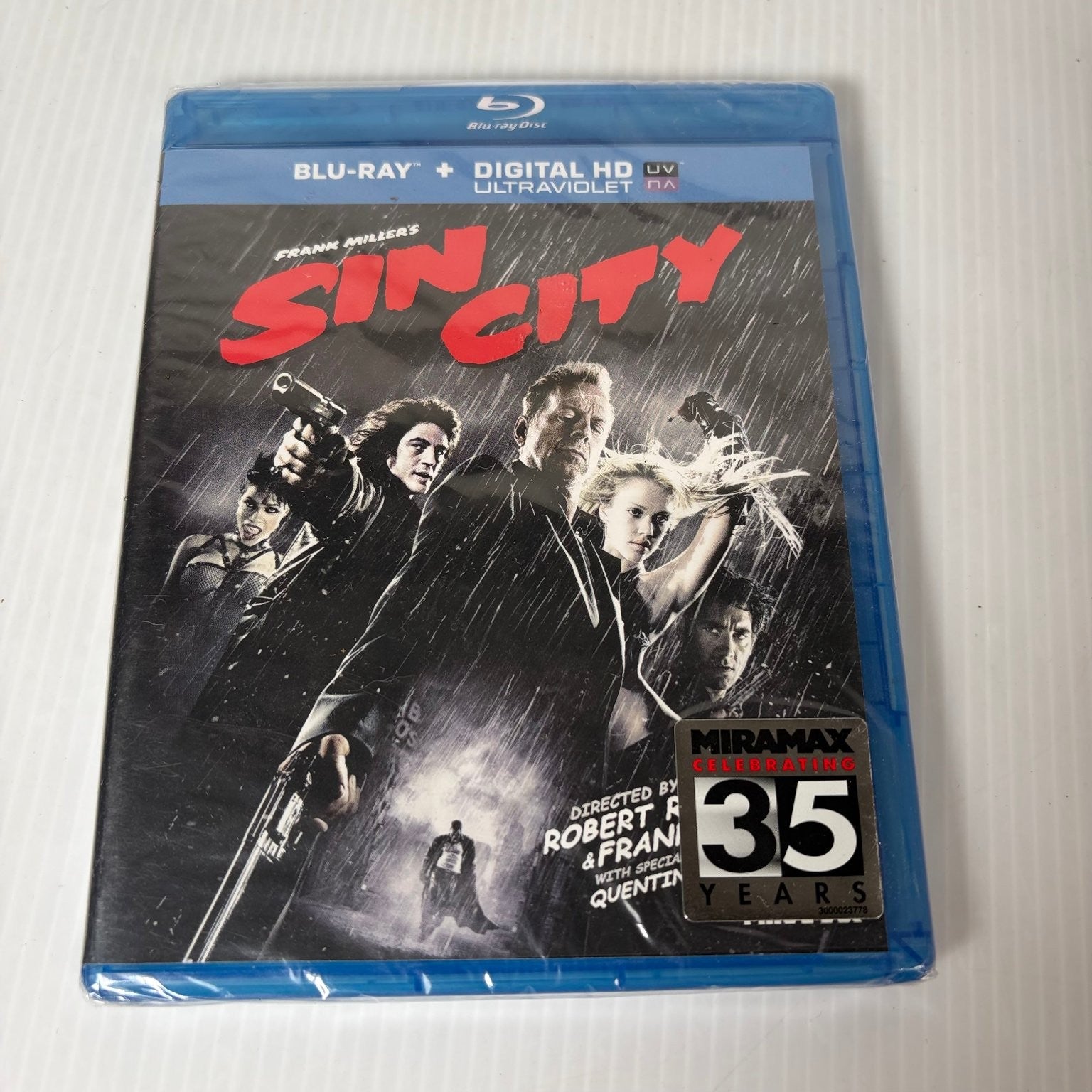 Sin City Blu-ray 2005 Frank Miller Robert Rodriguez Quentin Tarantino Bruce