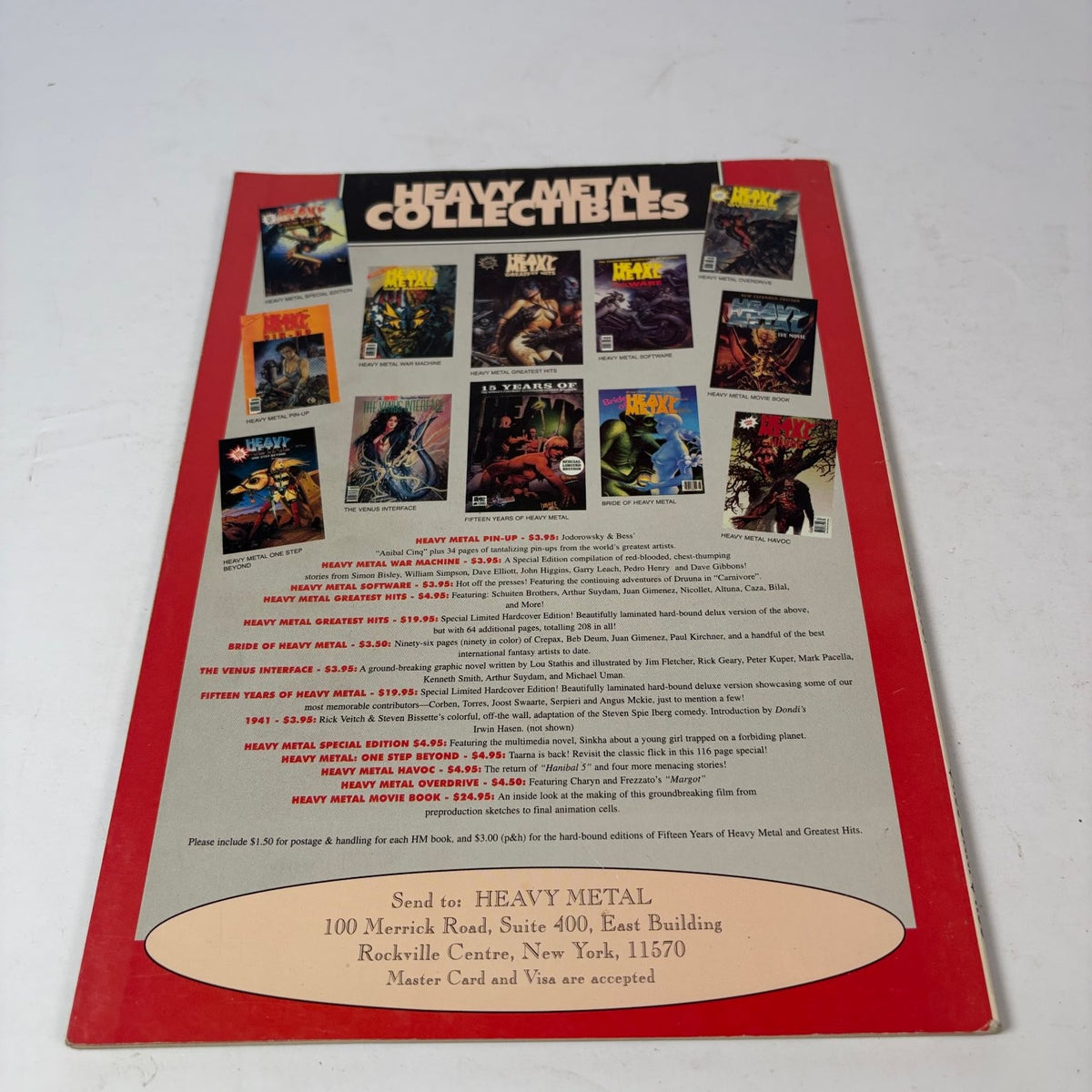 Heavy Metal Magazine March 1997 Frezzato's 44 Page Epic Sci-Fi Fantasy