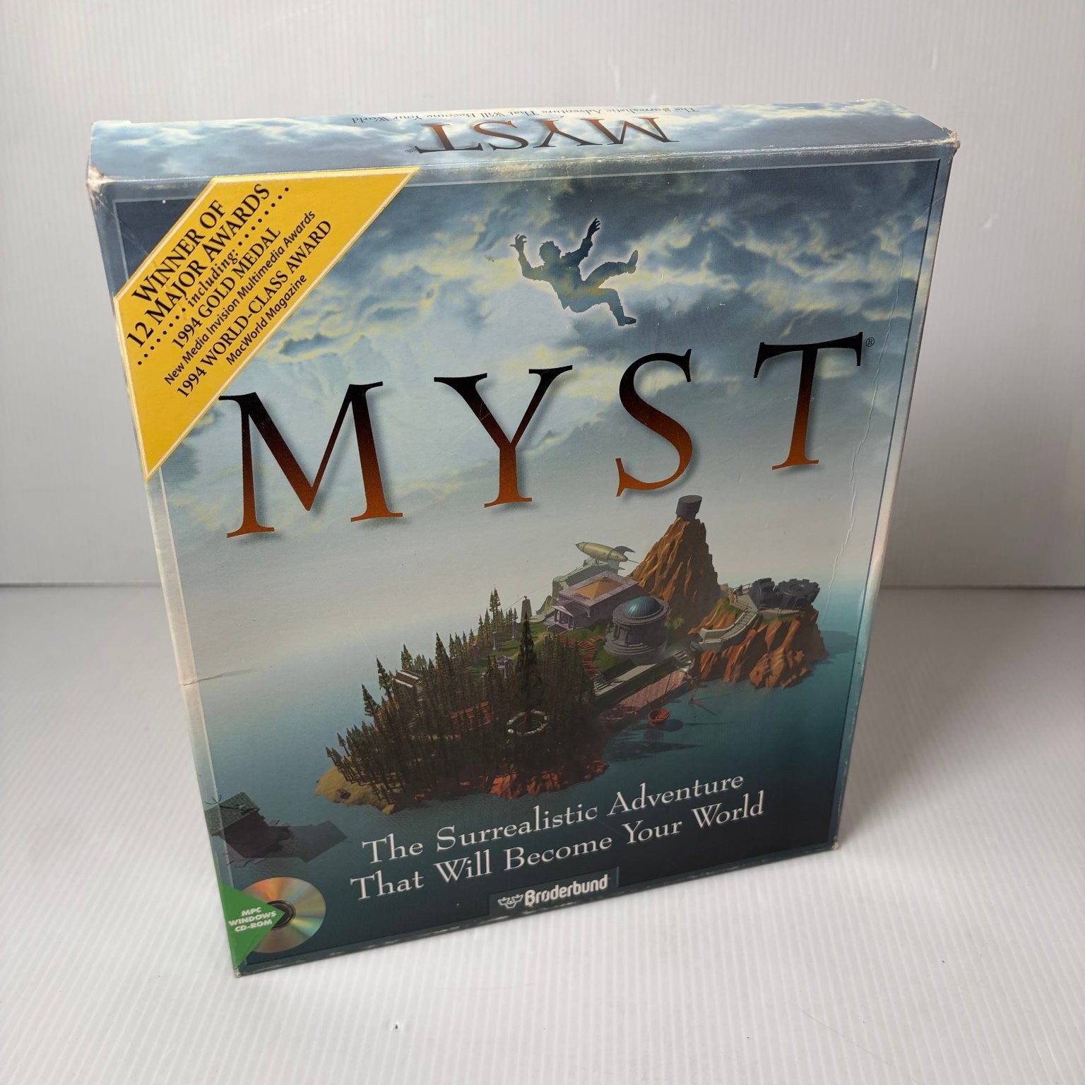 MYST PC Big Box PC CD-ROM Game Classic Adventure Puzzle Broderbund Complete