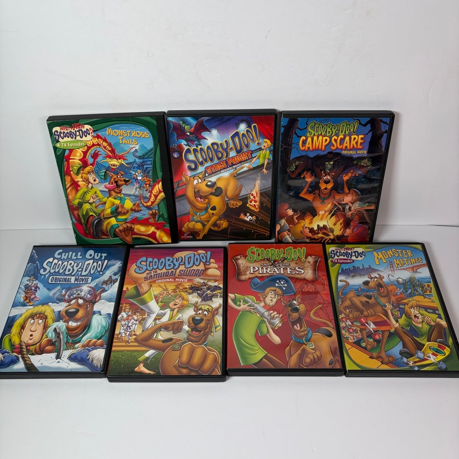 Scooby-Doo! Movie & TV Episode DVD Lot of 7 w/ Stage Fright, Camp Scare & More