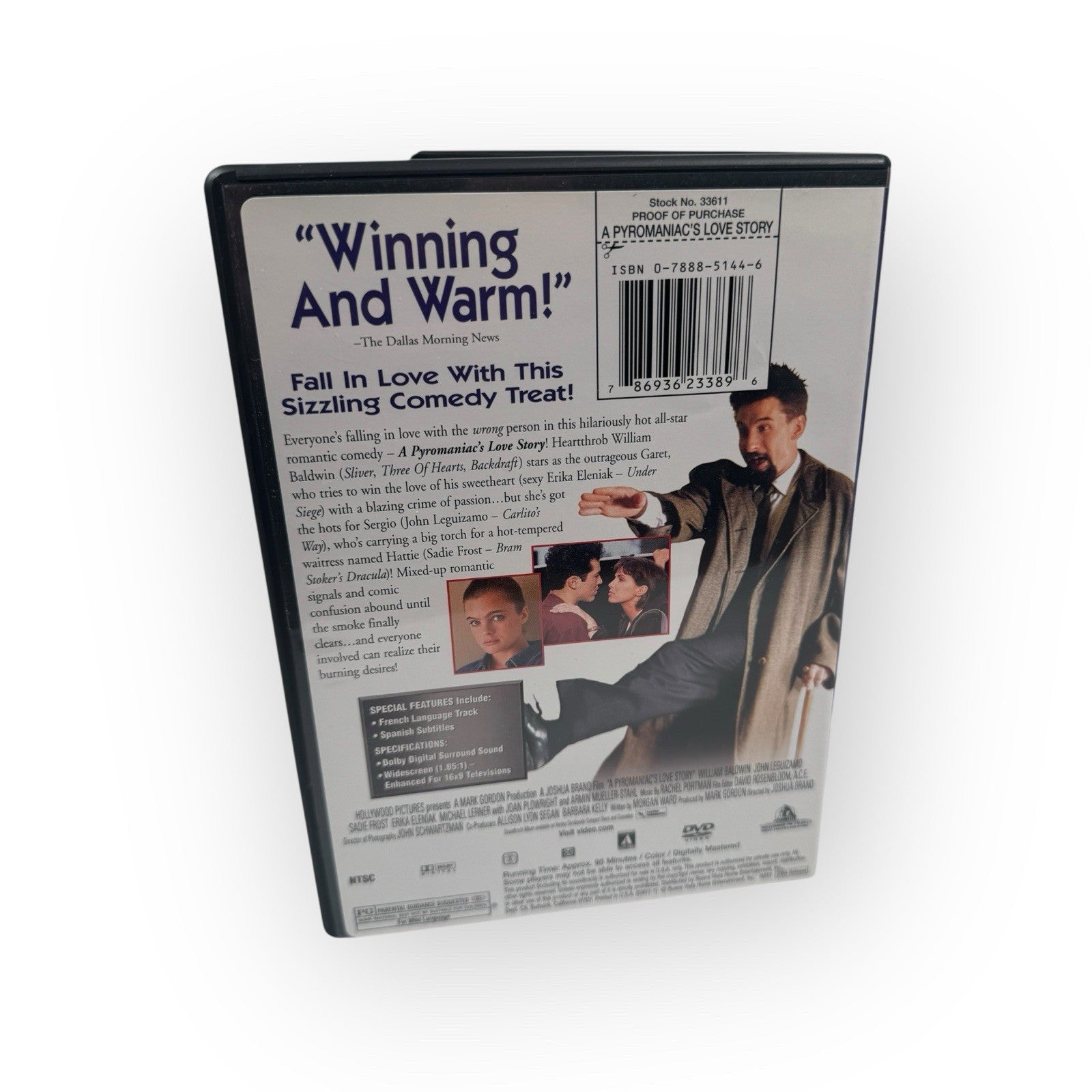 A Pyromaniacs Love Story (DVD, 2004) 2000s Comedy Movie John Leguizamo