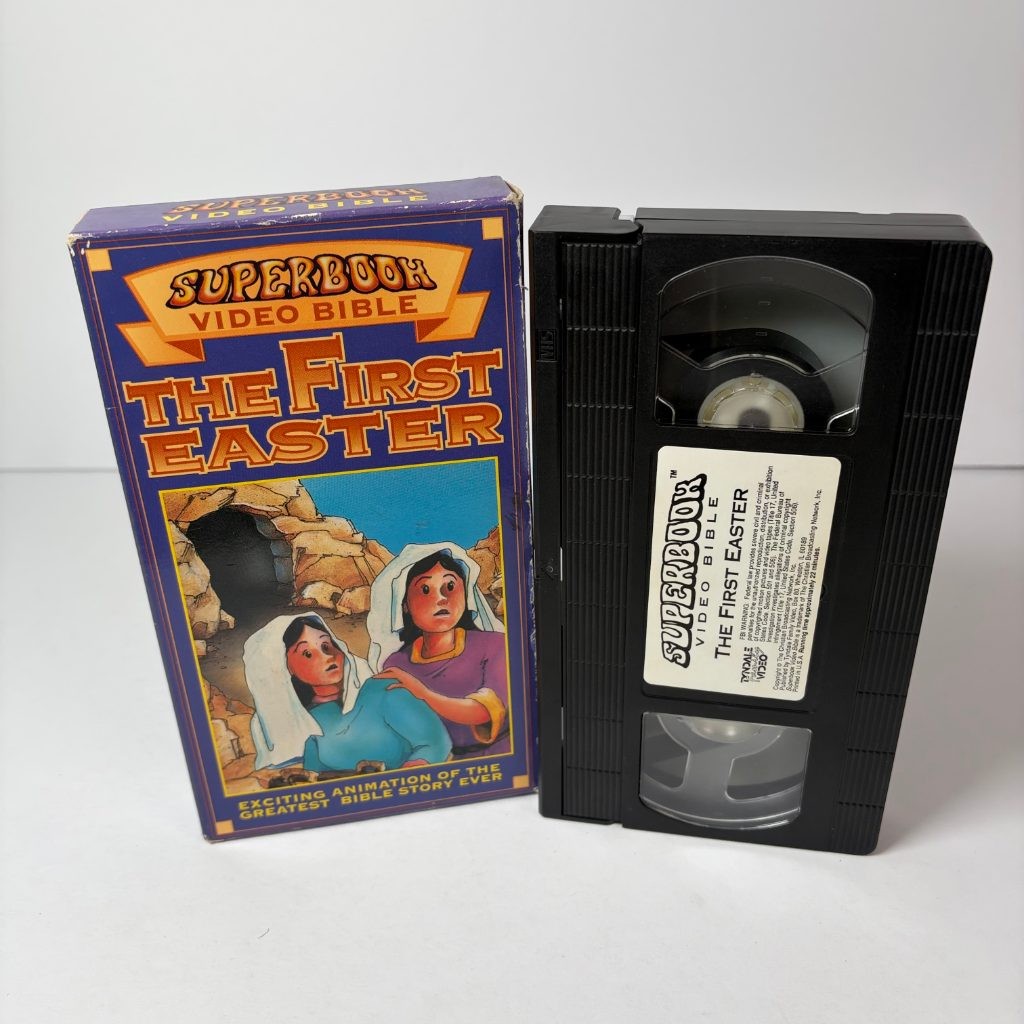 Superbook Video Bible The First Easter VHS 1993 Tyndale Christian Animated