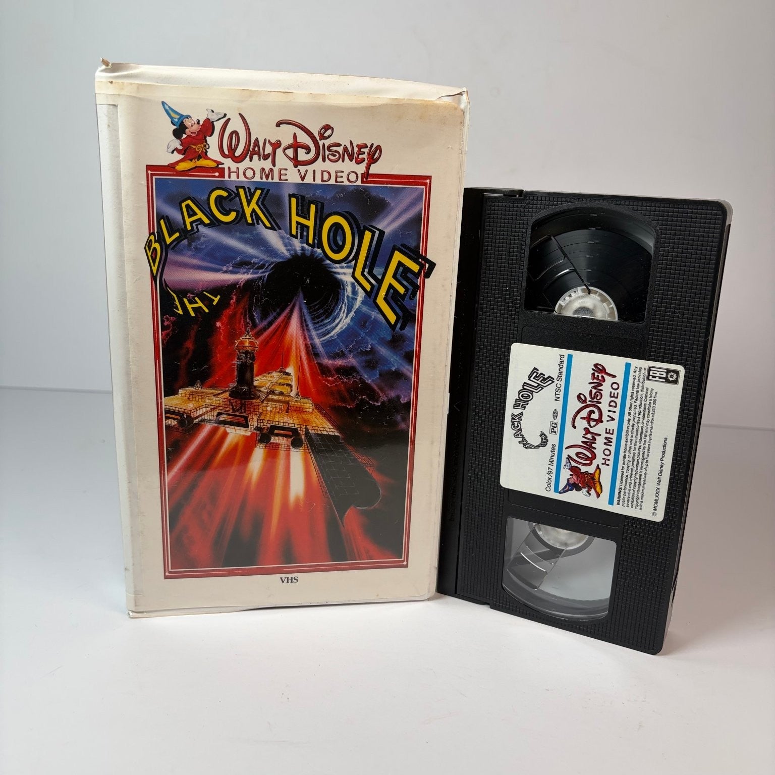 The Black Hole VHS 1980 Sci-Fi Adventure Original Release Disney Home Video