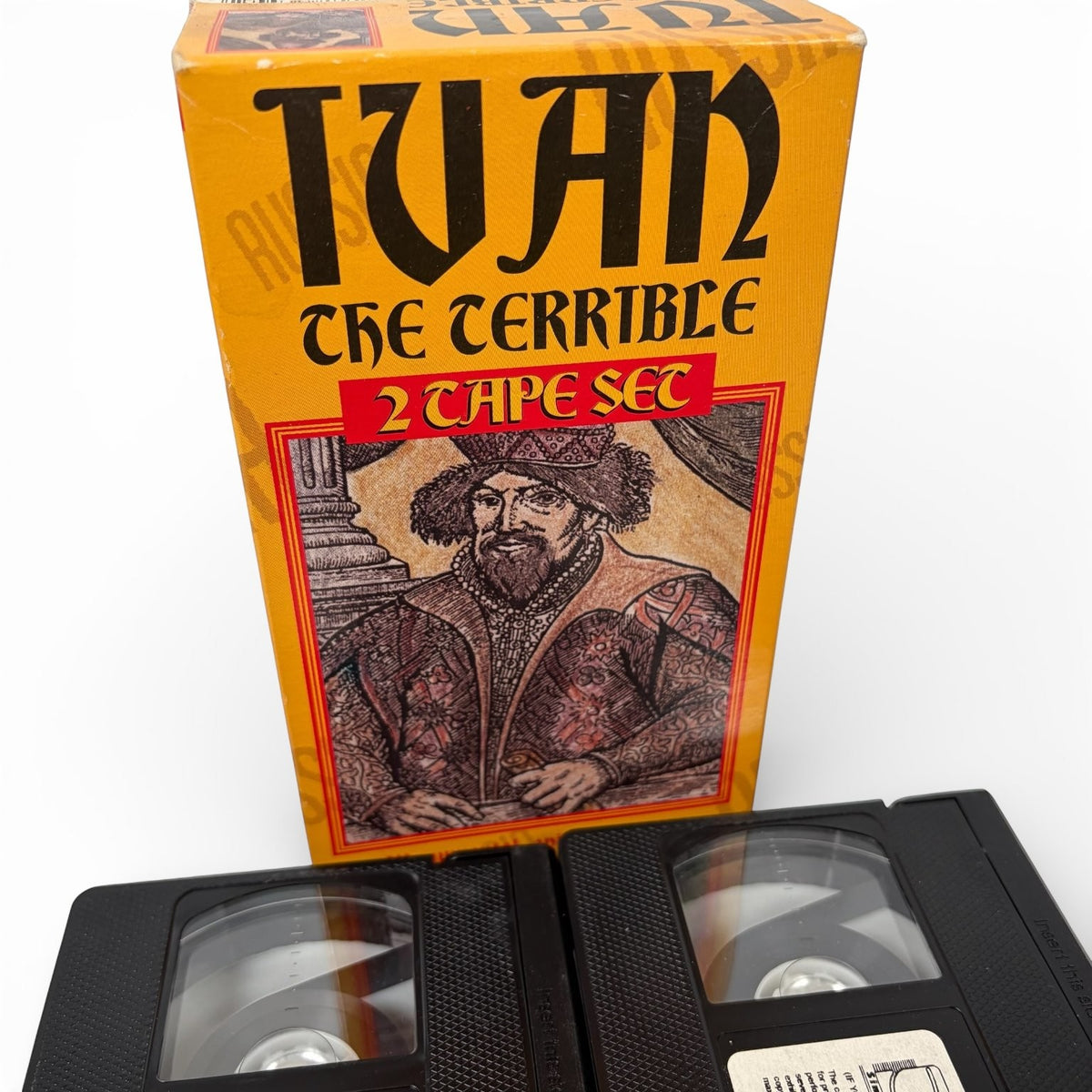 Ivan The Terrible VHS 1944 Historical Epic 2-Tape Set Sinister Cinema