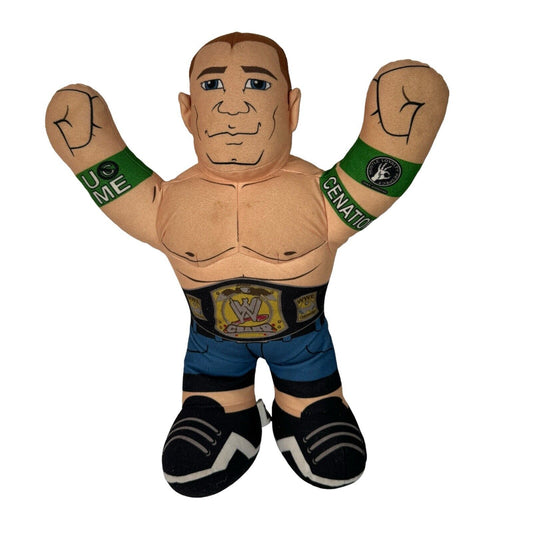 WWE John Cena Cenation Plush Talking Wrestler 2012 Brawlin Buddies 16"