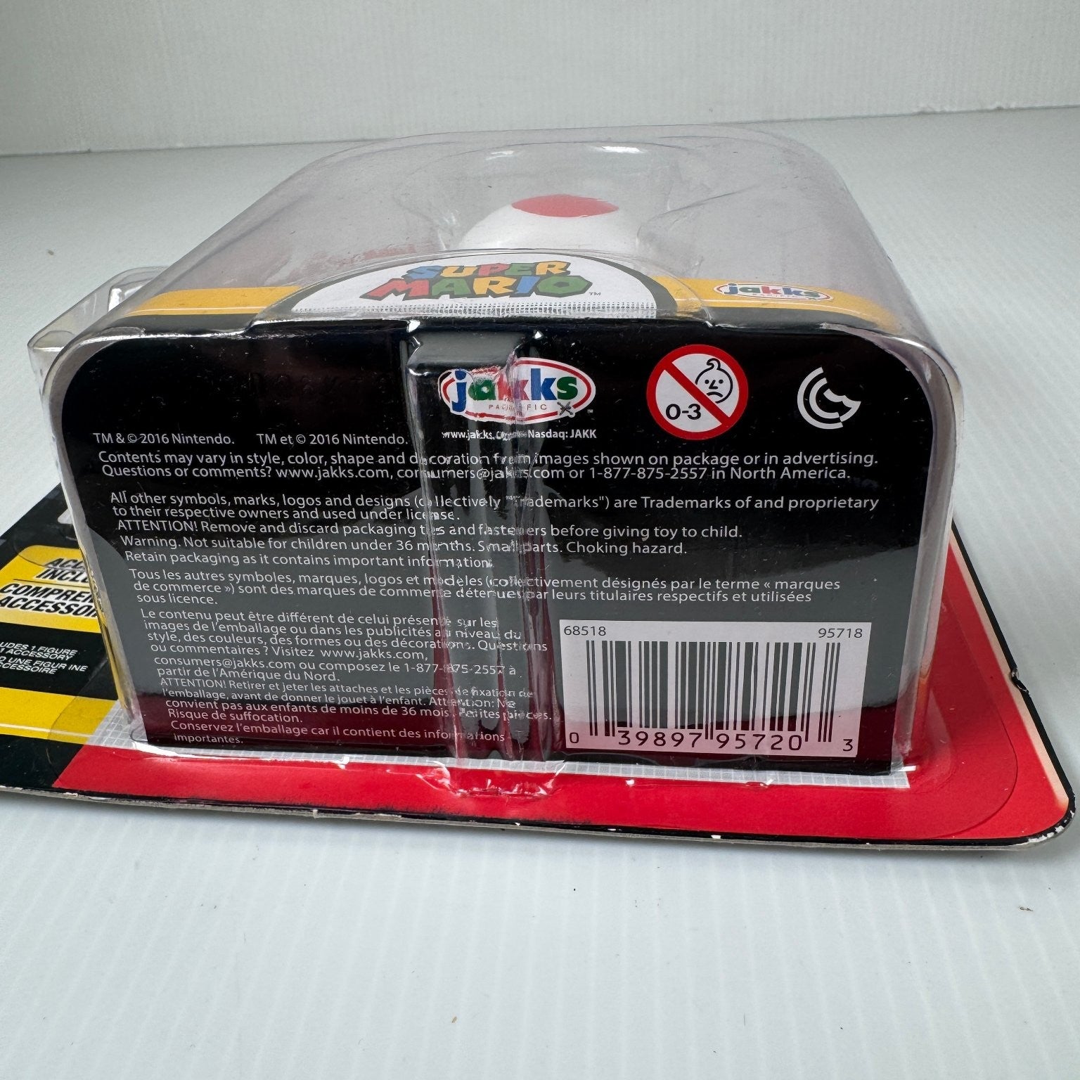 World of Nintendo Red Toad Super Mario 3.25" Figure Coin Accessory Series 2-2