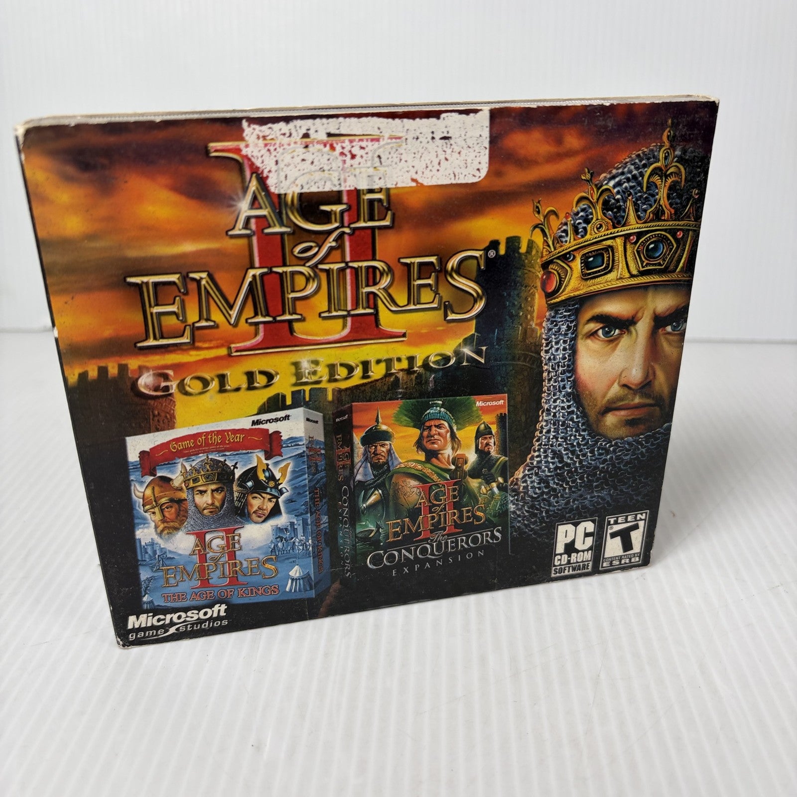 Age of Empires II Gold Edition PC CD-ROM The Age of Kings Conquerors Expansion