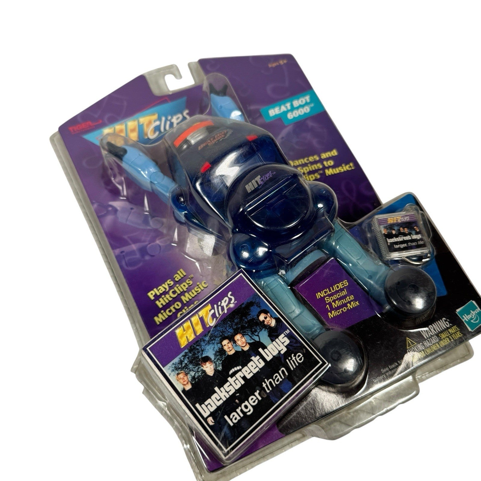 Tiger Electronics Hit Clips Beat Bot 6000 Backstreet Boys Larger Than Life Mix