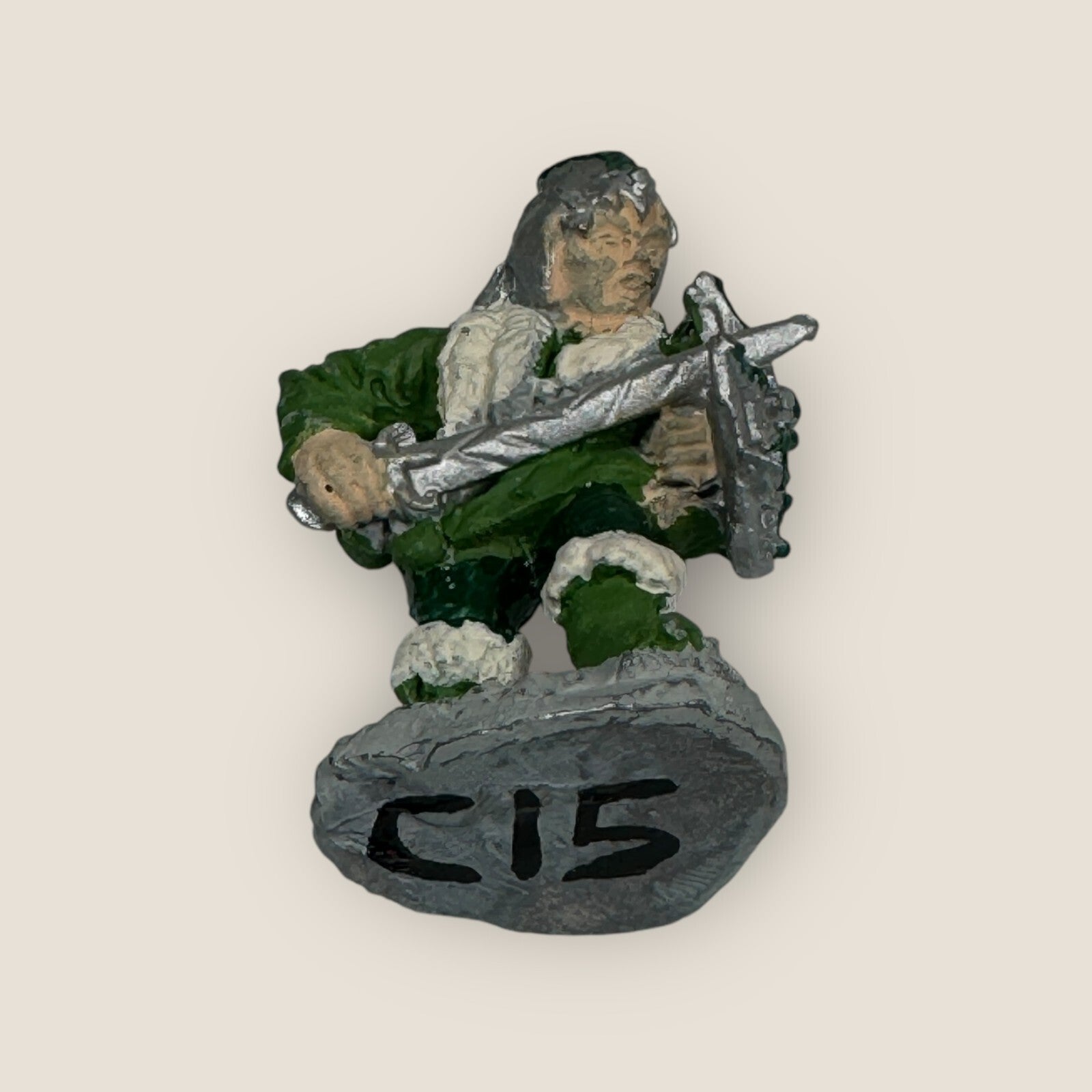 Dungeons & Dragons Lot of 4 Human Male Assassins Lead Miniatures Ral Partha 1976