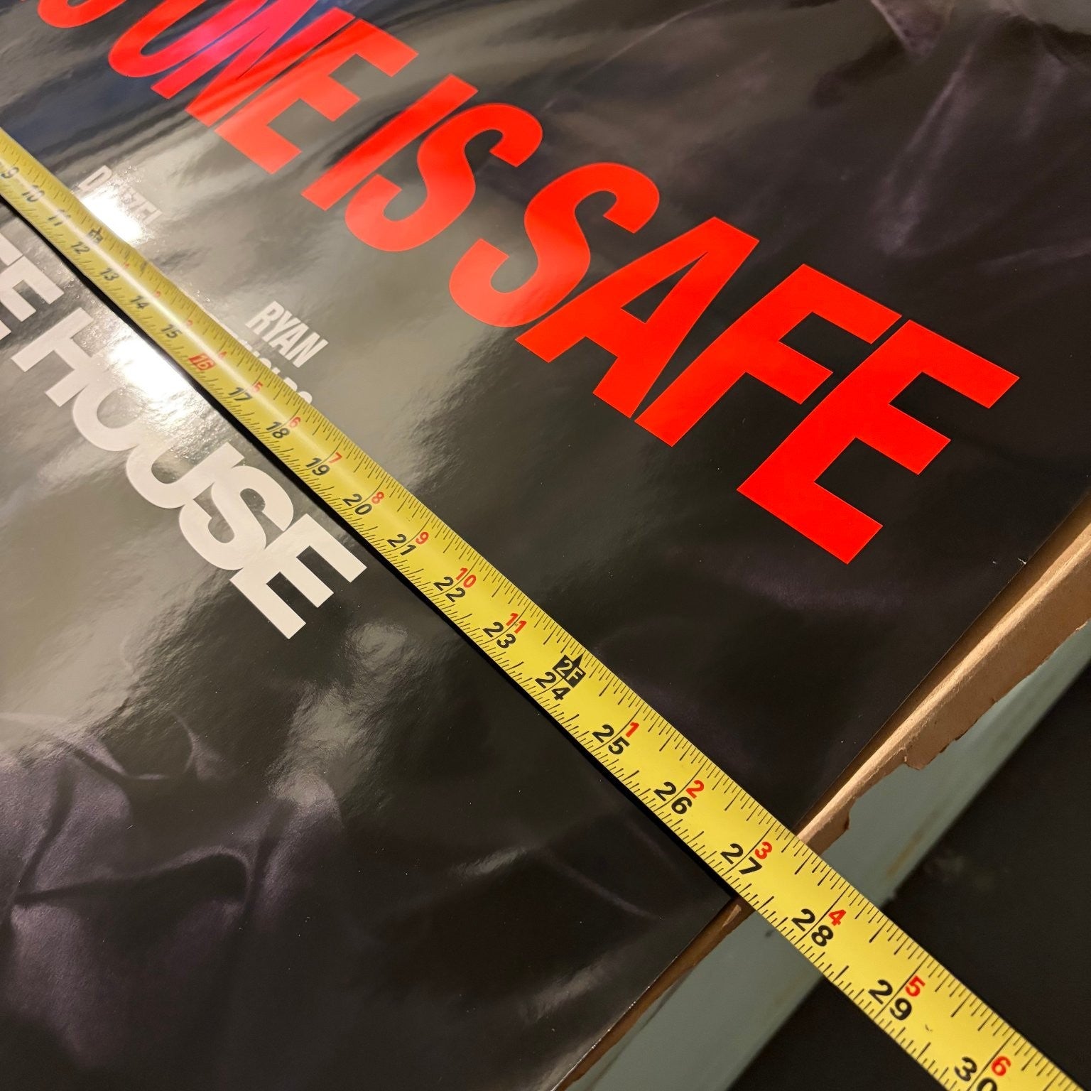 Safe House 2012 One Sheet Movie Poster Original Double-Sided Denzel Washington