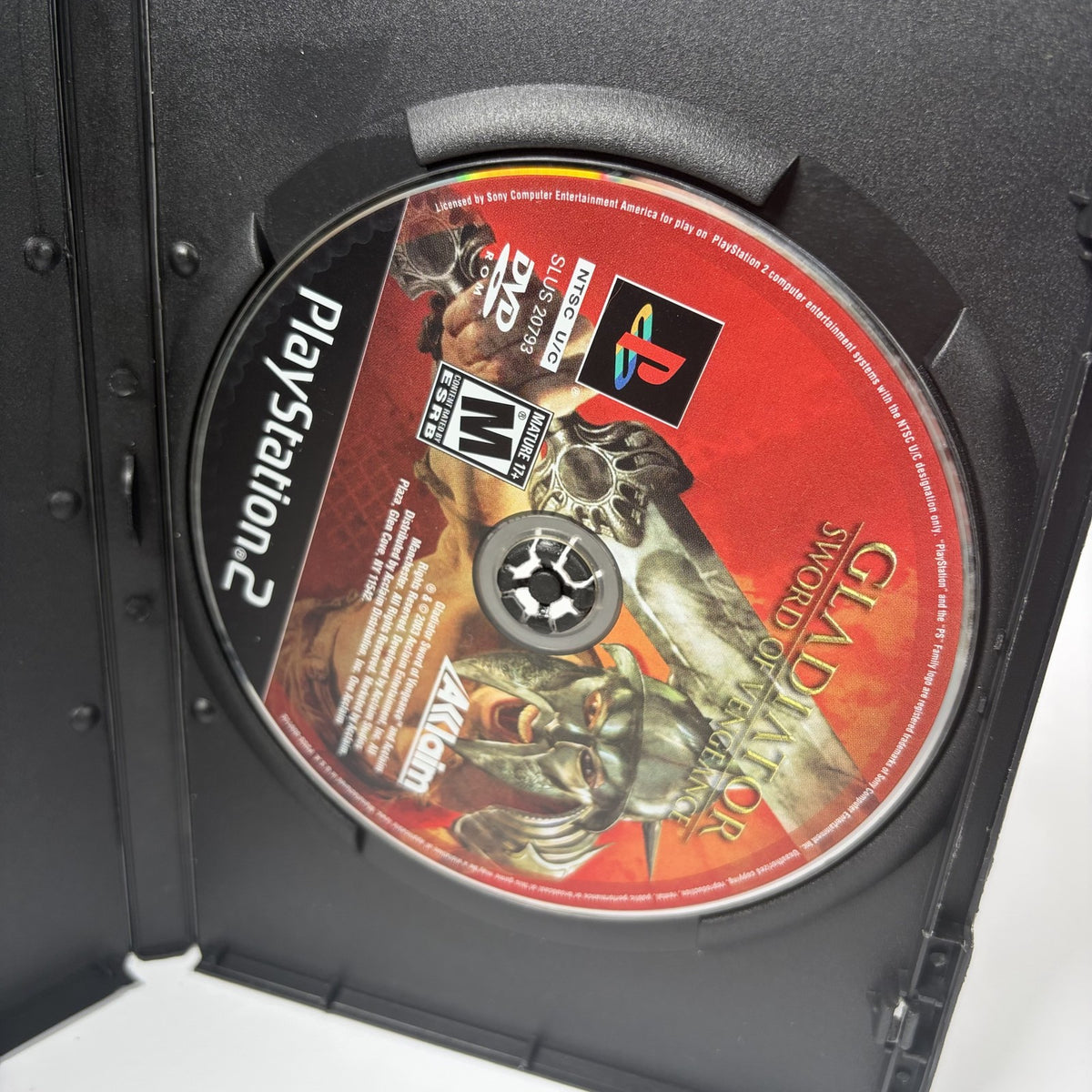 Gladiator Sword of Vengeance PlayStation 2 PS2 (NTSC U/C) Action Disc Only