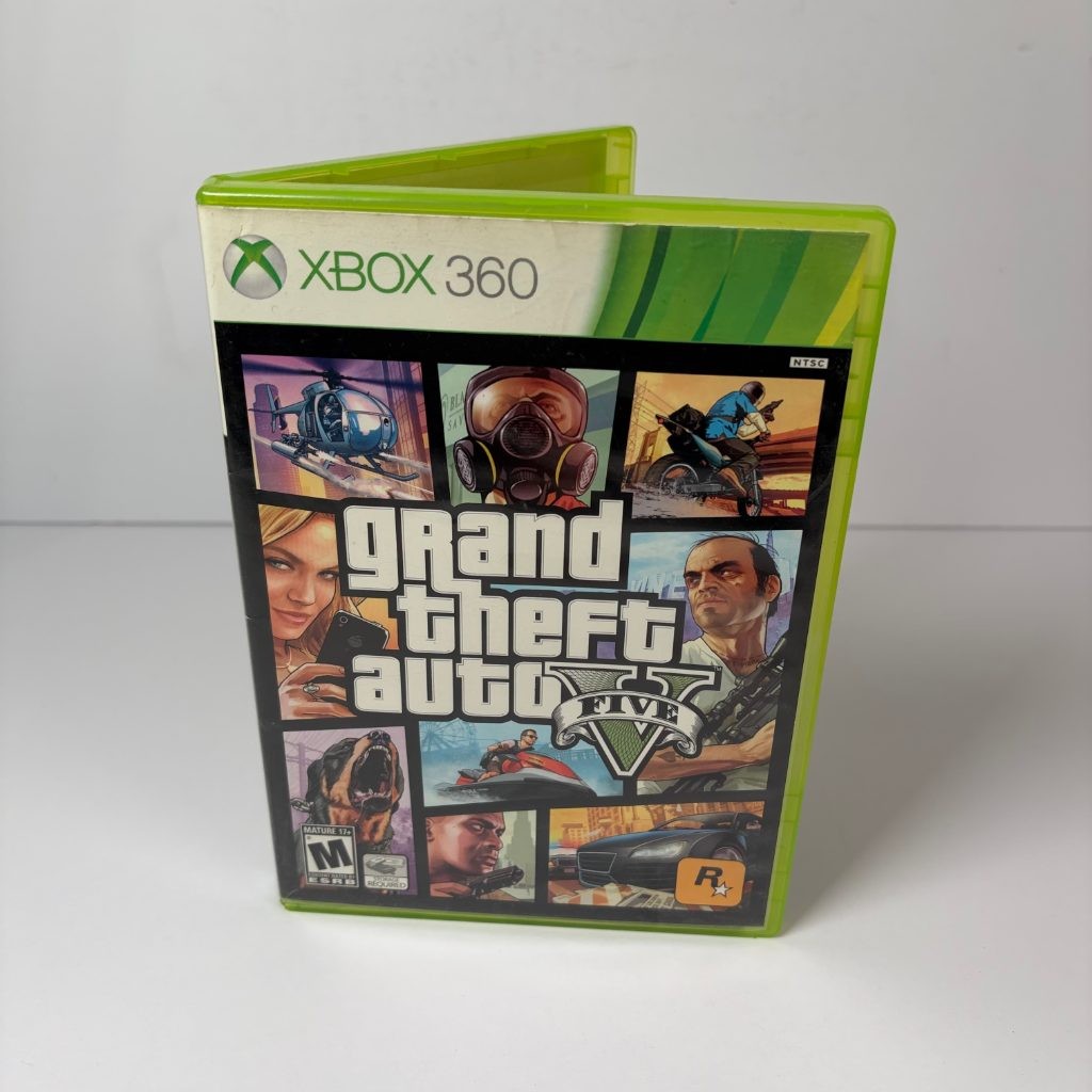 Grand Theft Auto V GTA 5 Xbox 360 2-Disc Set Complete with Map & Manual