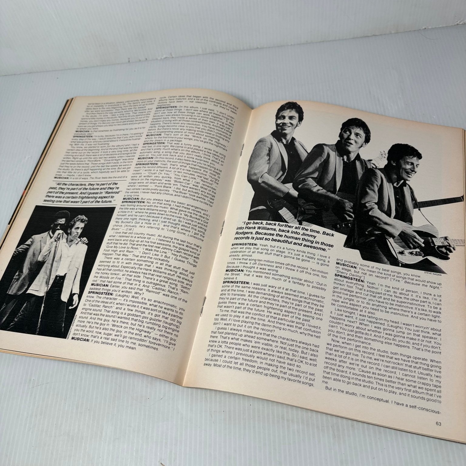 Musician Magazine February 1981 Bruce Springsteen The Interview Rock