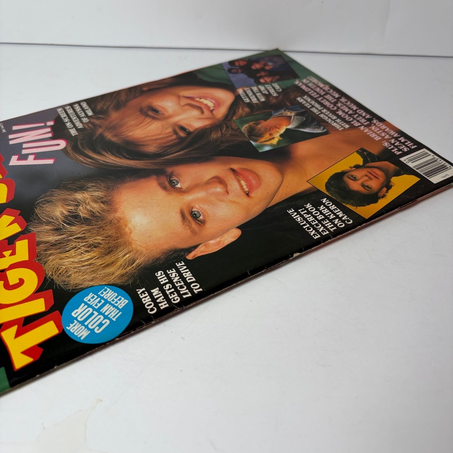 Tiger Beat Magazine April 1988 Corey Haim River Phoenix Alyssa Milano Kirk