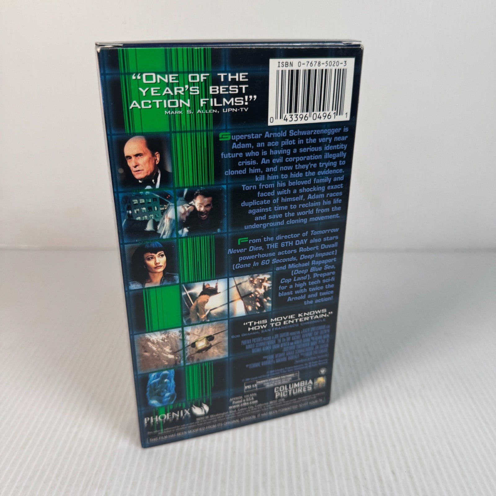 The 6th Day Arnold Schwarzenegger Sci-Fi VHS Tape