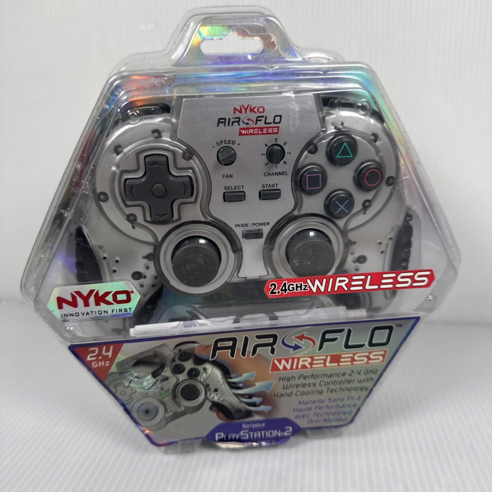 Playstation 2 PS2 Nyko Air Flo Wireless Controller Sealed