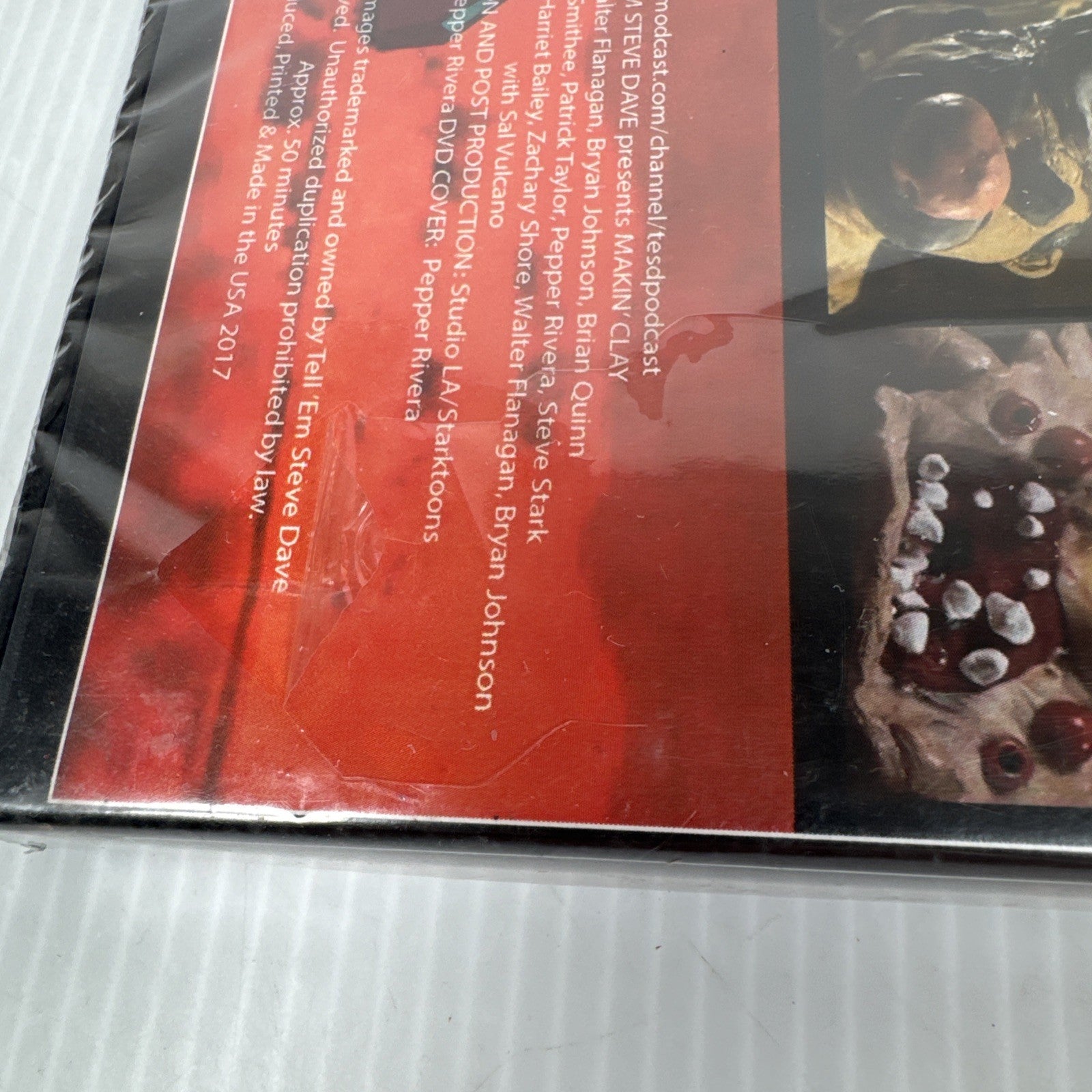 Tell Em Steve Dave Makin Clay DVD 2017 TESD & Tales Of Isolation Claymation Rare