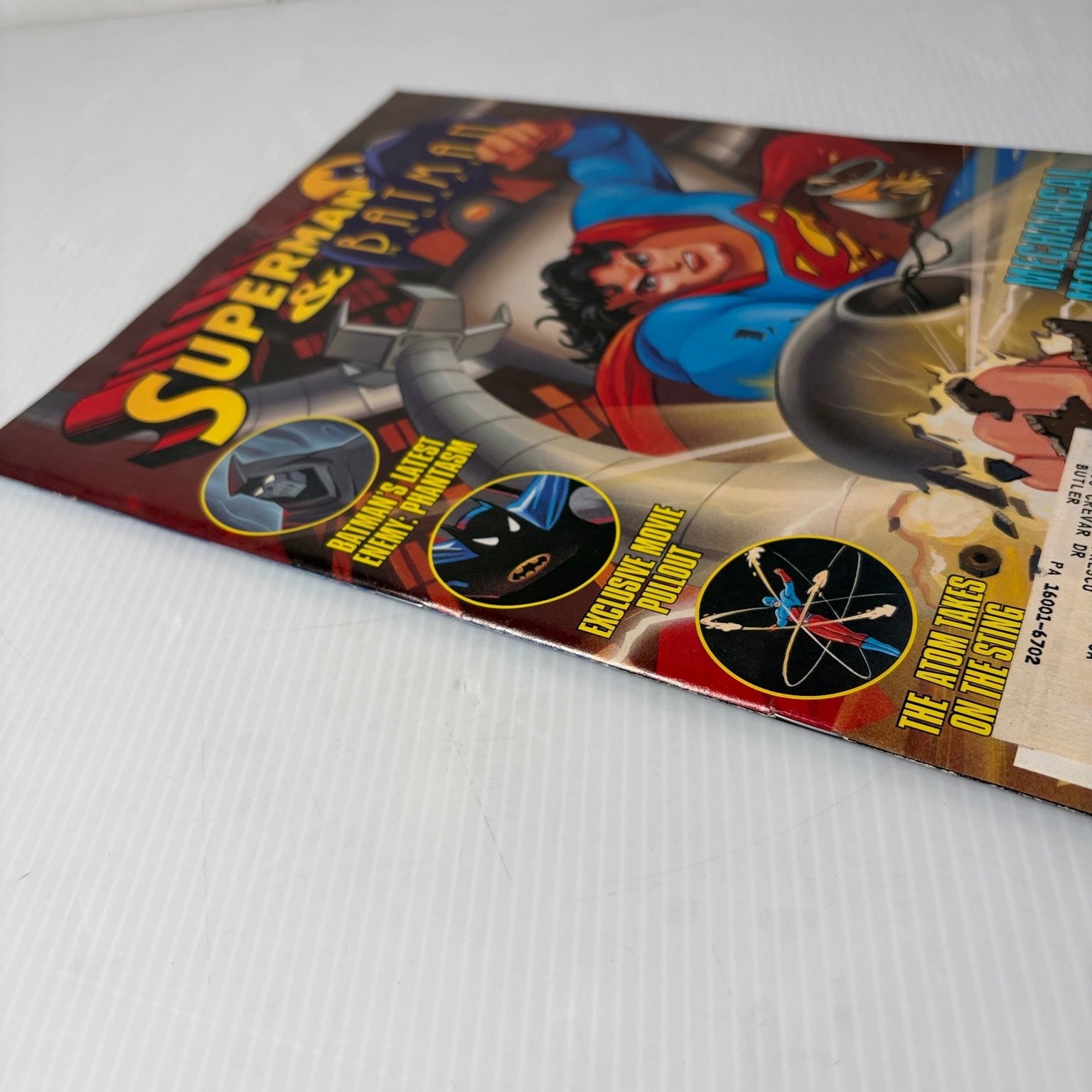Superman & Batman Magazine July 1994 Mask of the Phantasm Animated Movie Pullout