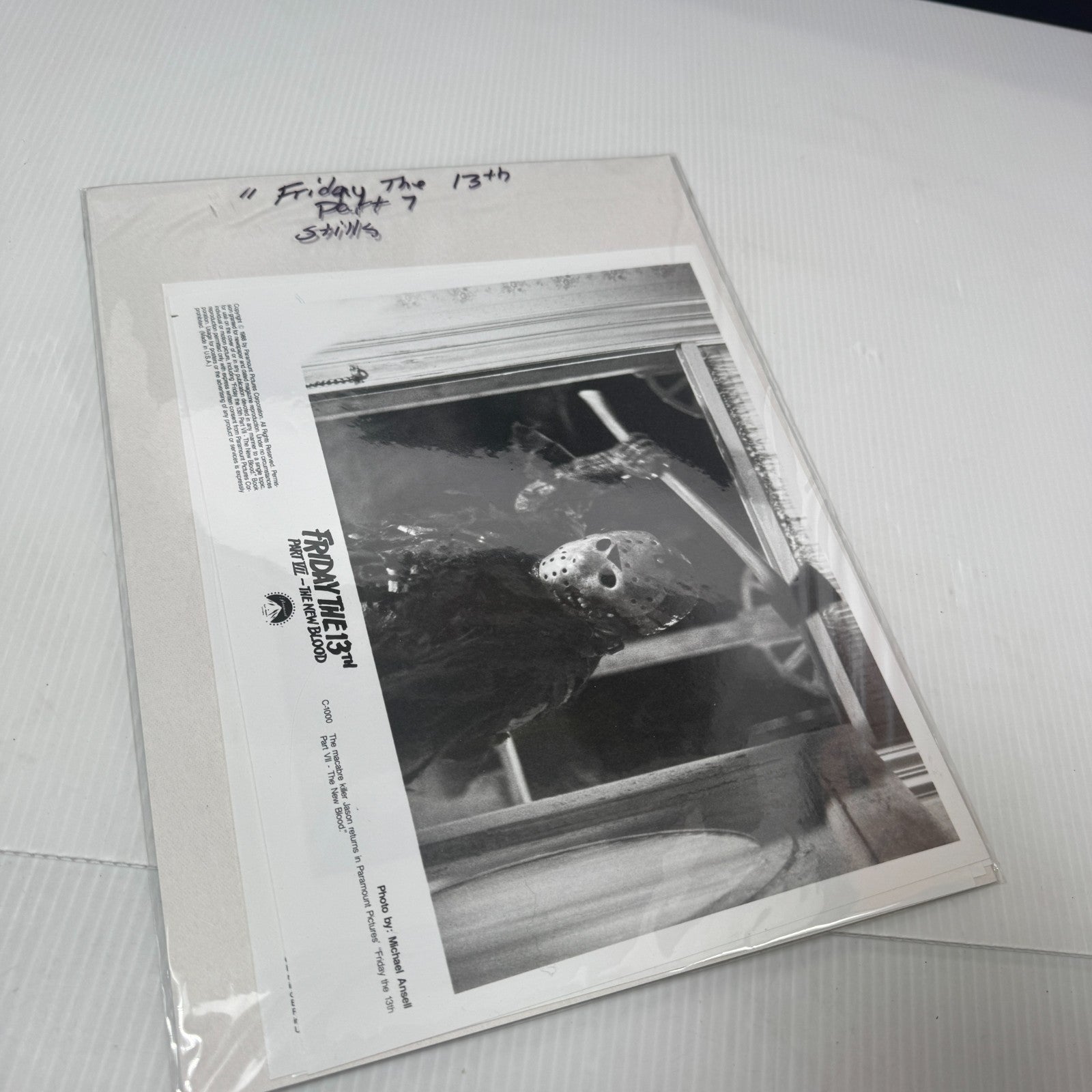 Vintage Friday the 13th Part VII The New Blood Lot of 4 8x10 Movie Stills Horror