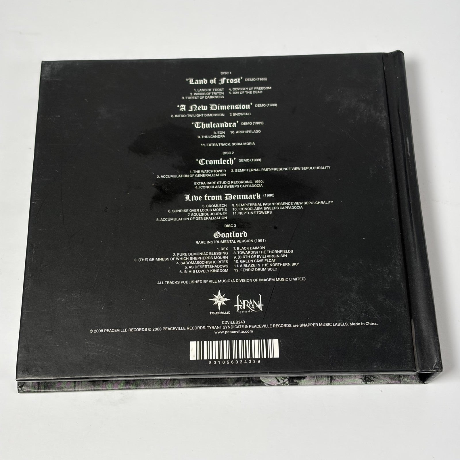 Darkthrone Frostland Tapes 3xCD Digibook Compilation Black Metal