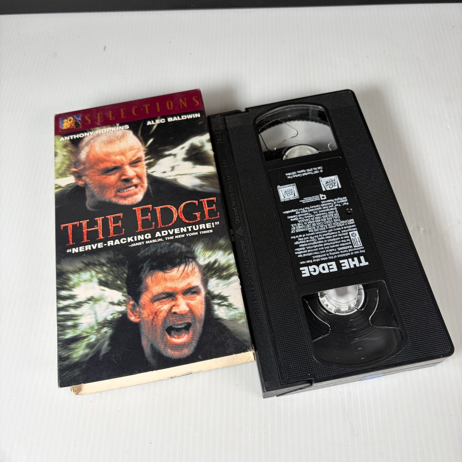 The Edge VHS 1997 Survival Thriller Original Release 20th Century Fox