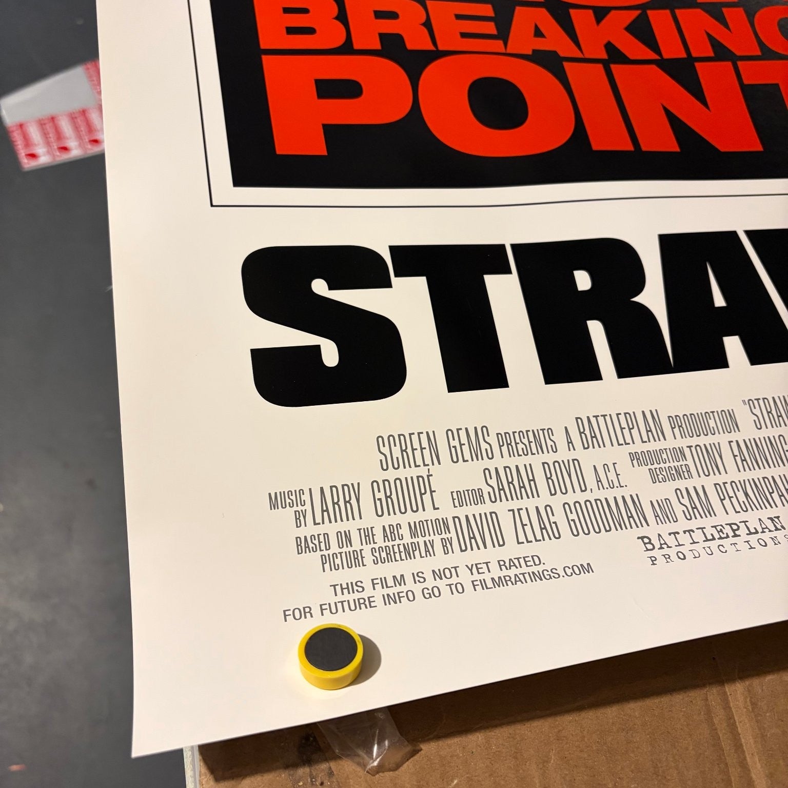 Straw Dogs 2011 One Sheet Movie Poster James Marsden Sony 27x40