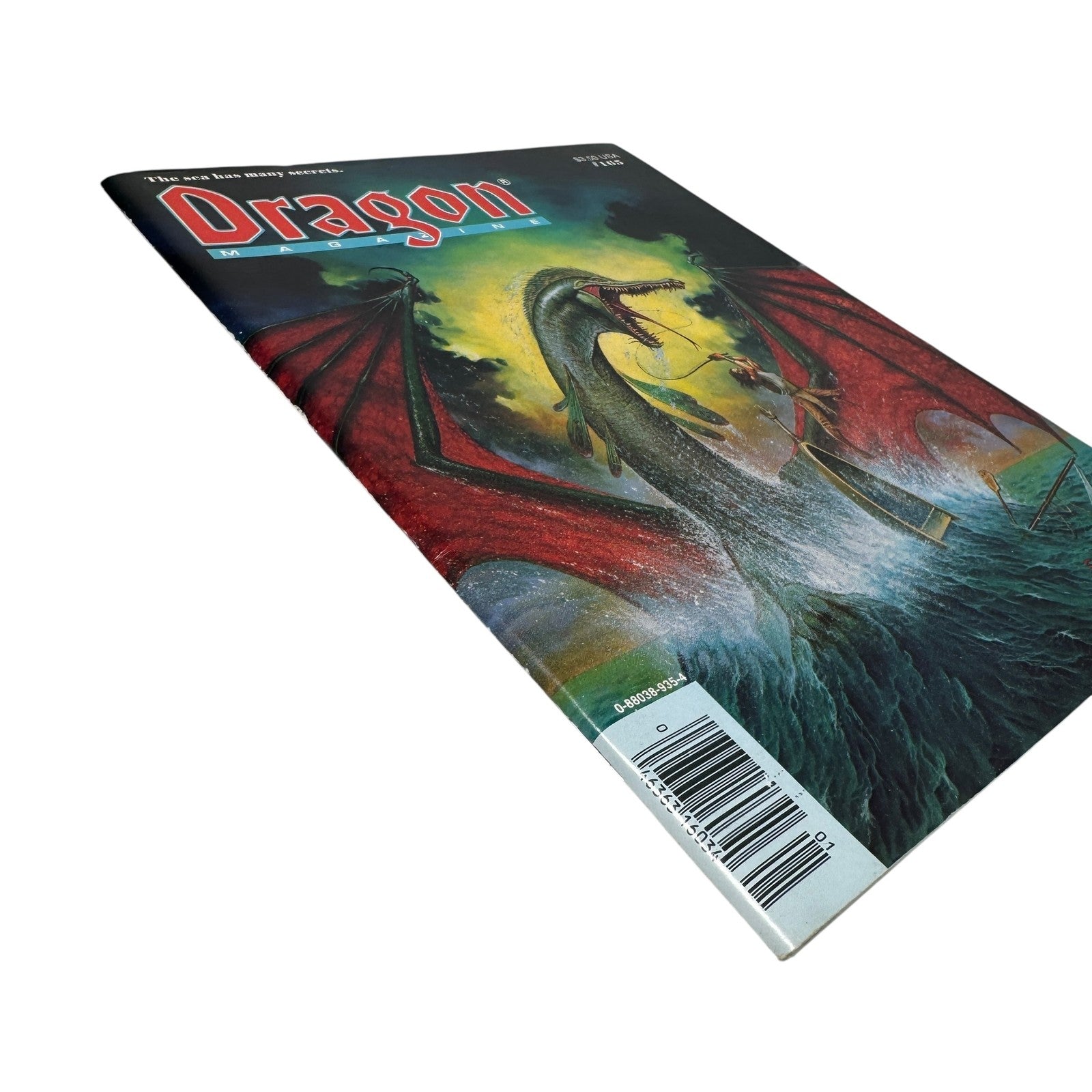 Vintage Dragon Magazine Issue #165 Fantasy RPG Dungeons Dragons July 1991 TSR