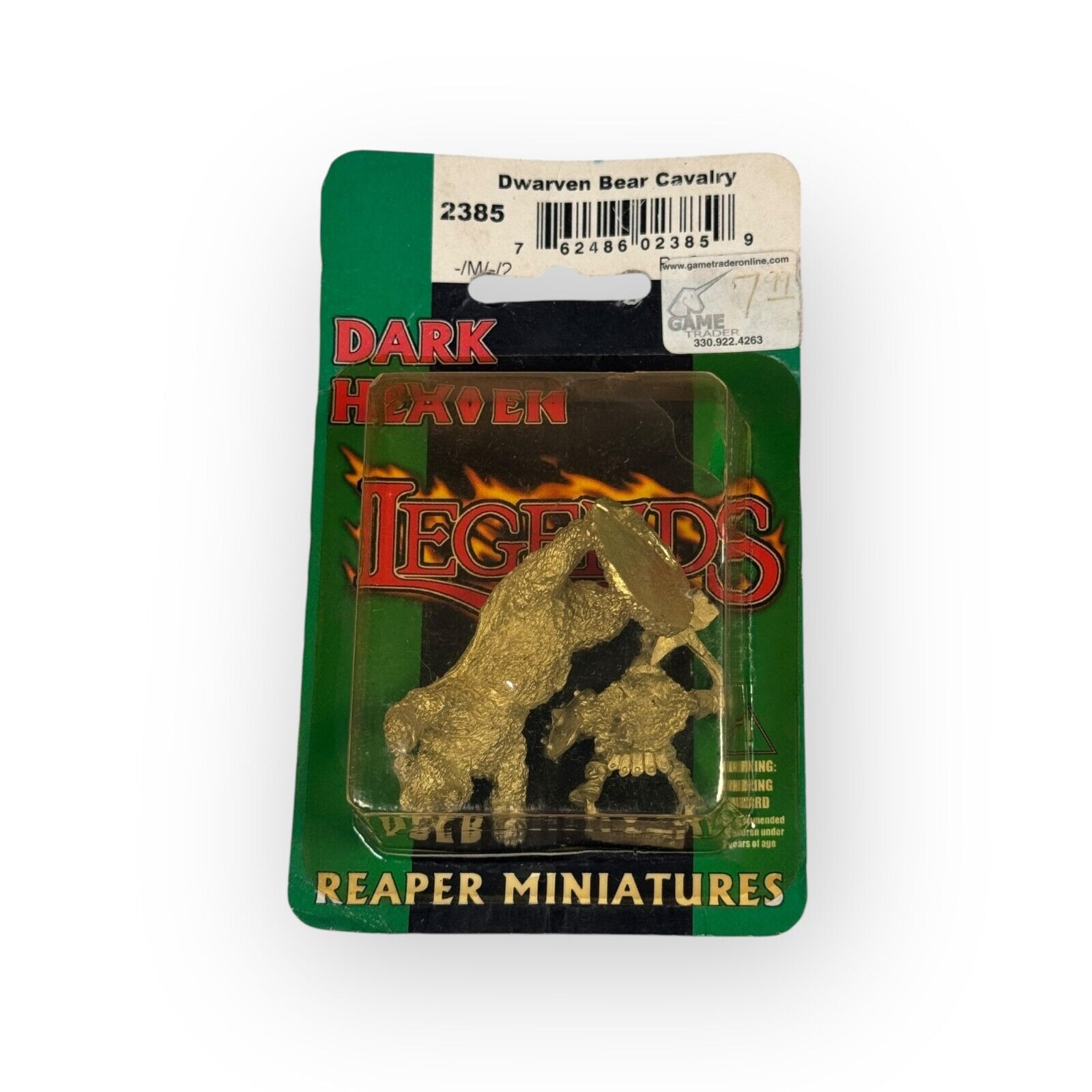 Reaper Miniatures Dark Heaven Legends 02385 Dwarven Bear Cavalry Sealed NOS