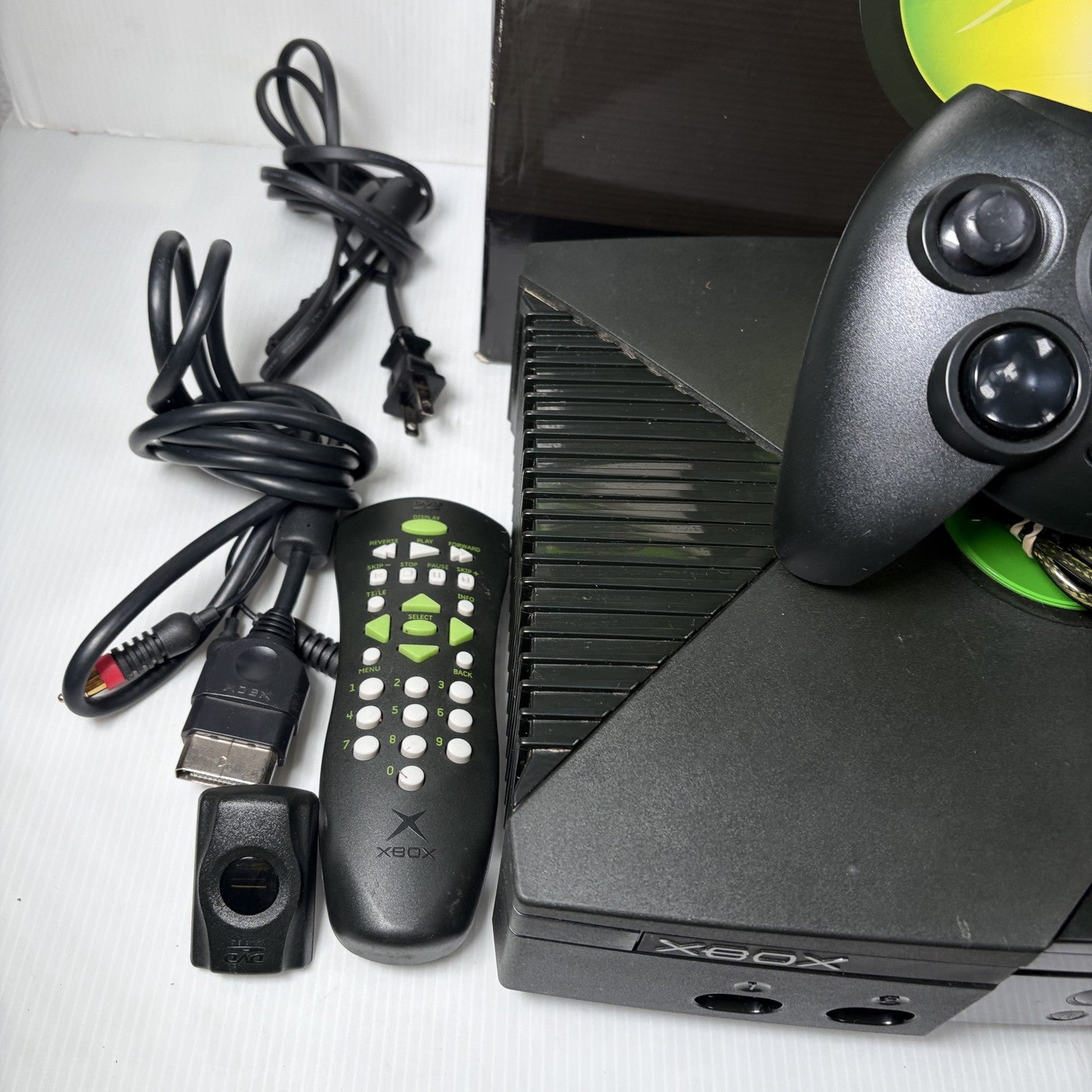 Microsoft Xbox Original Console System in Original Box Tested & Working