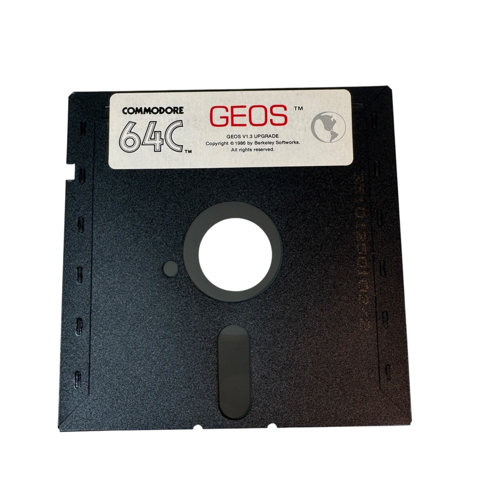 Vintage Commodore 1351 Mouse Utility Disk w/ Geos v1.3 Upgrade Side B 1985
