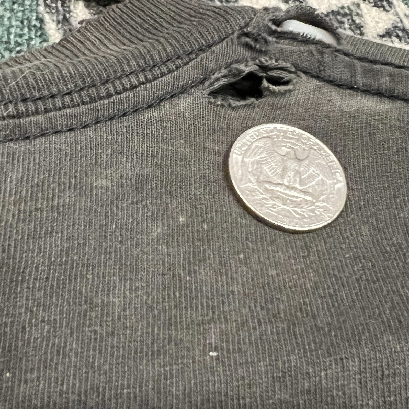 Vintage Distressed Earth Crisis Straight Edge Harley Logo M Y2K Blue Grape Rag