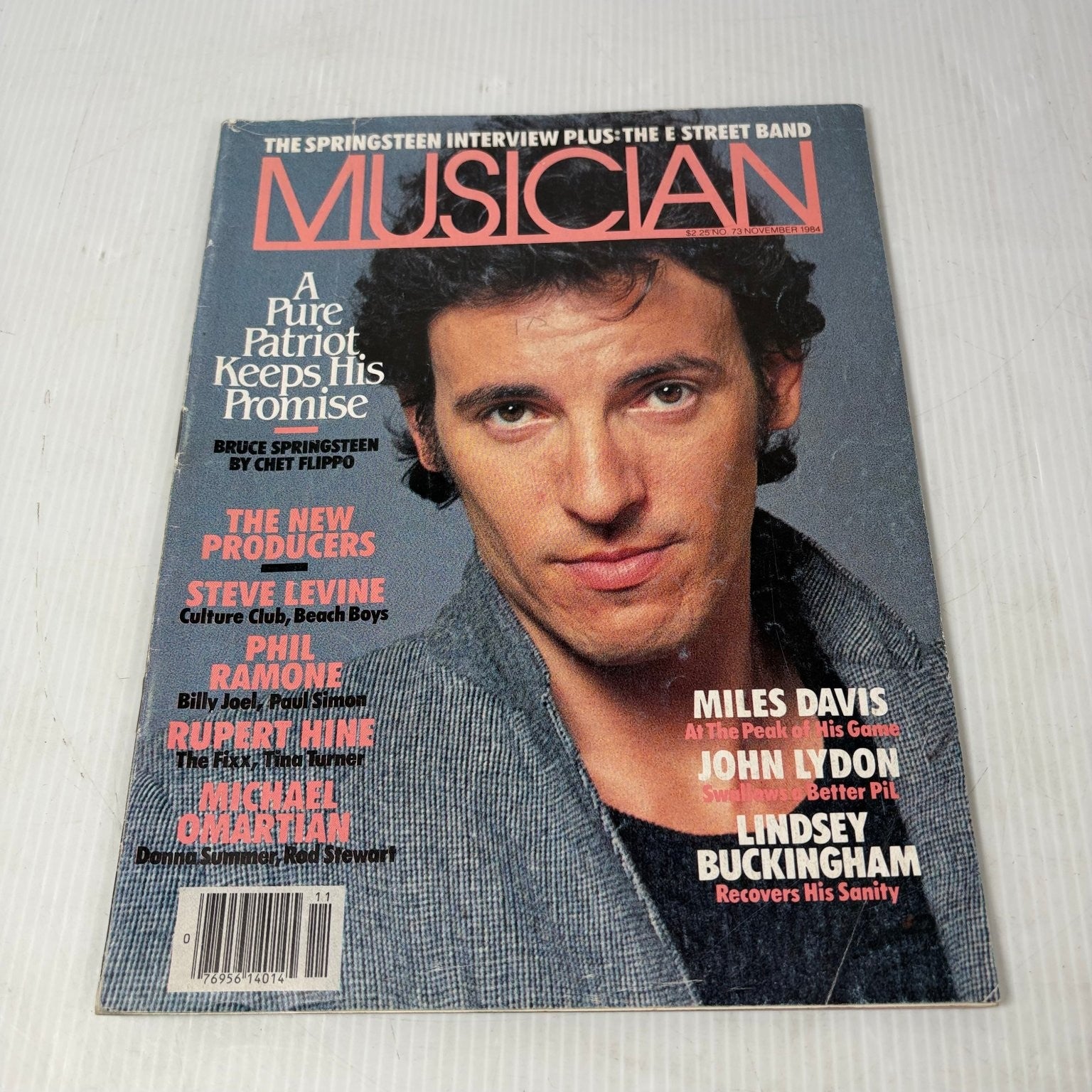Musician Magazine November 1984 Bruce Springsteen E Street Band Music History