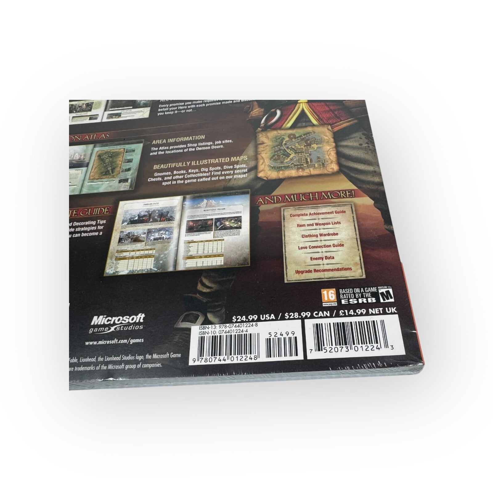 Fable III BradyGames Strategy Guide for Xbox 360 Sealed with Download Codes