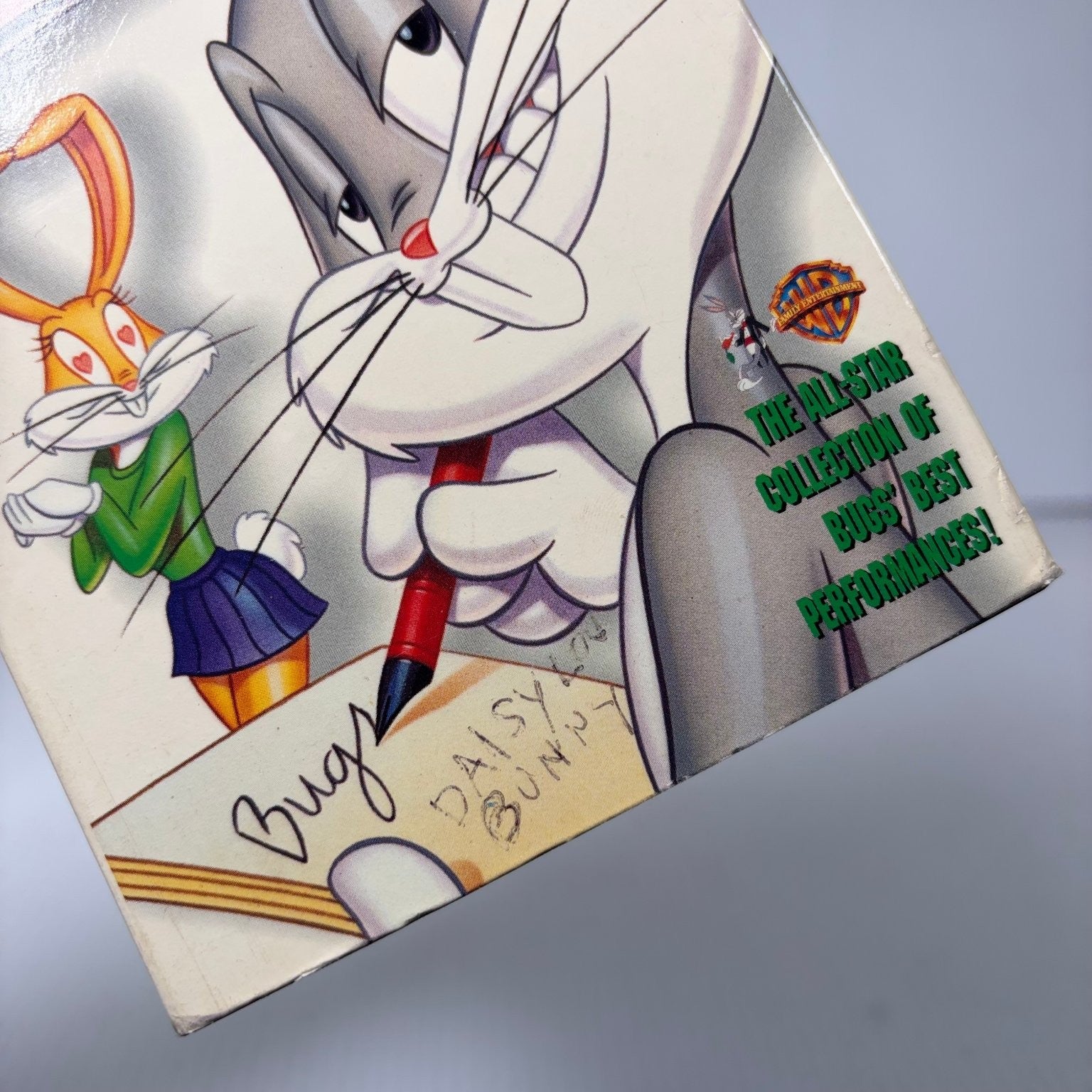 Stars of Space Jam: Bugs Bunny VHS 1996 Classic Cartoon Warner Home Video