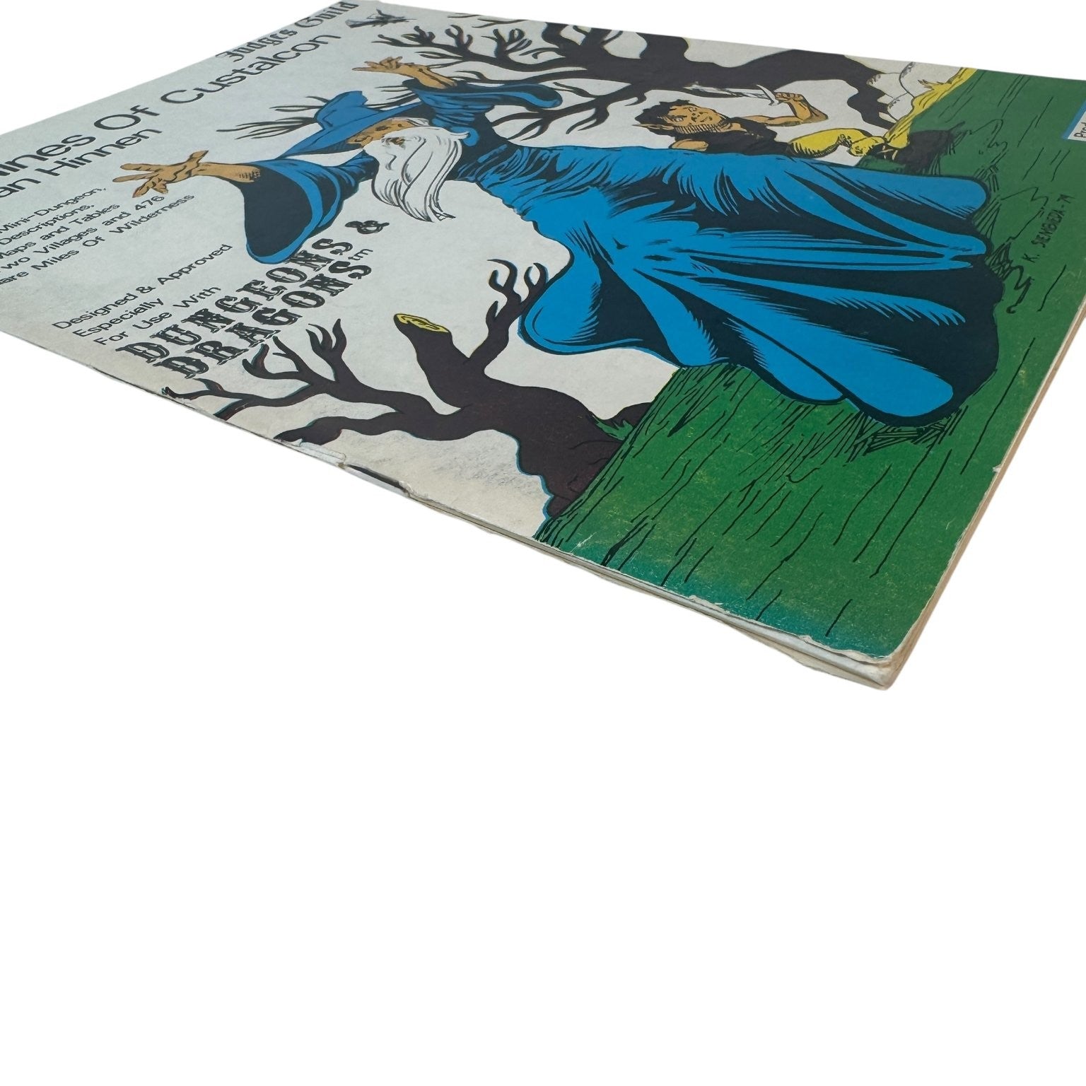 Dungeons & Dragons The Mines of Custalcon Judges Guild Wilderness Book One 1979