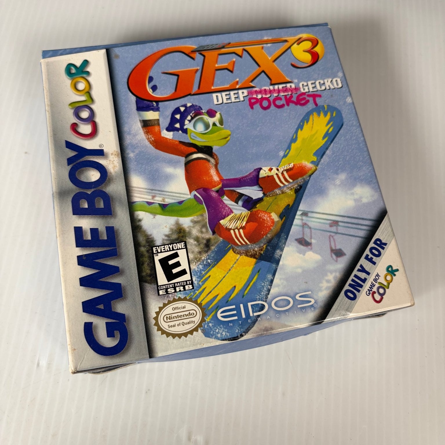 Gex 3 Deep Pocket Game Boy Color Original Box, Manual, Insert Reg Card Eidos